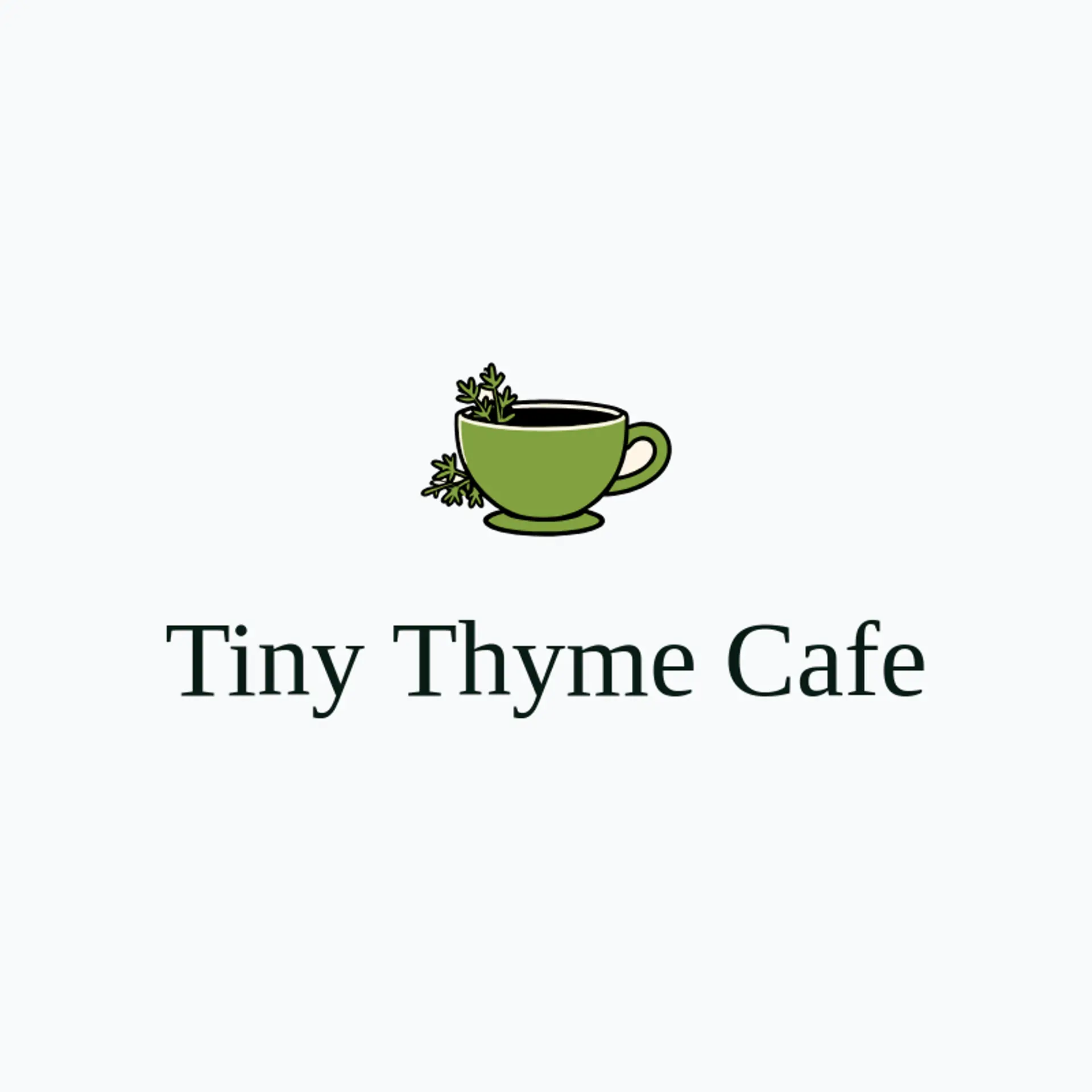 Tiny Thyme Cafe logo for culinary