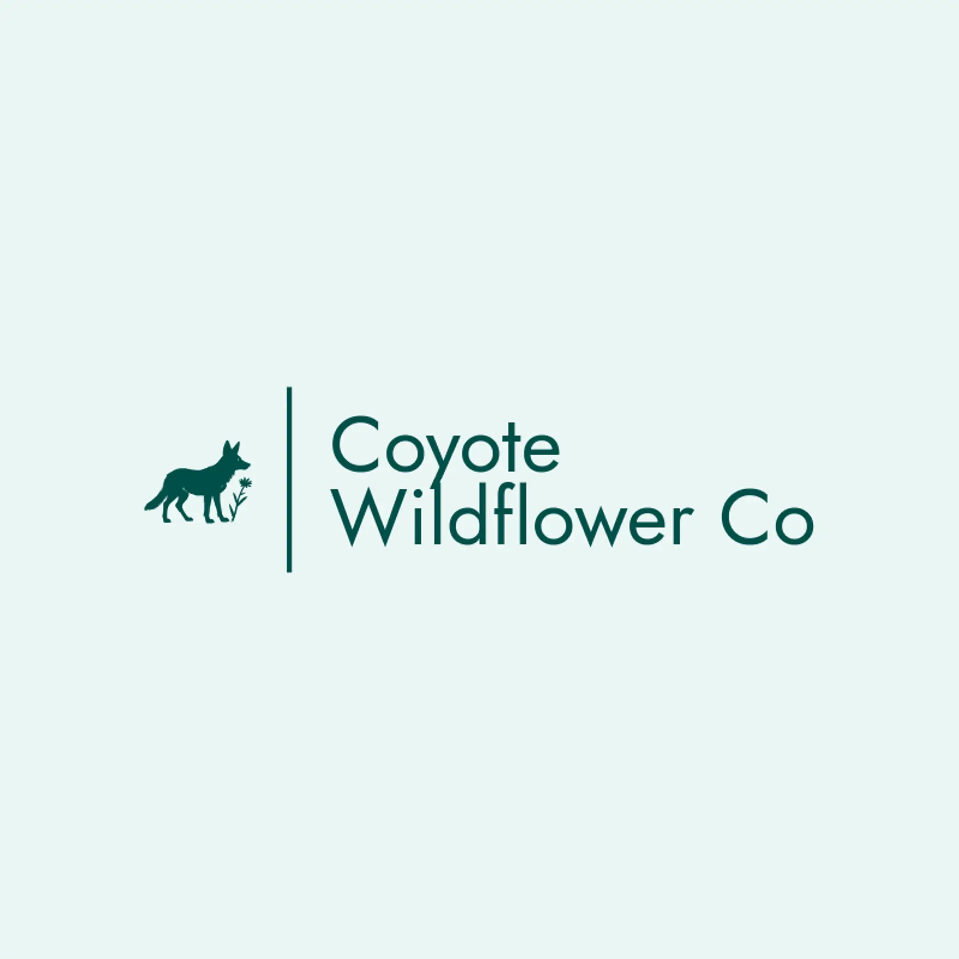 Coyote Wildflower Co logo for coyote