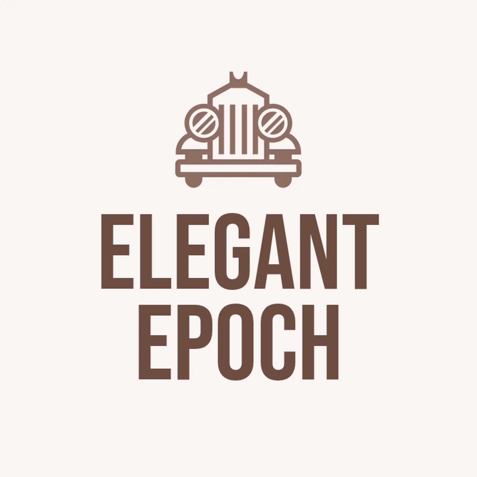 Elegant Epoch logo for classic fashion