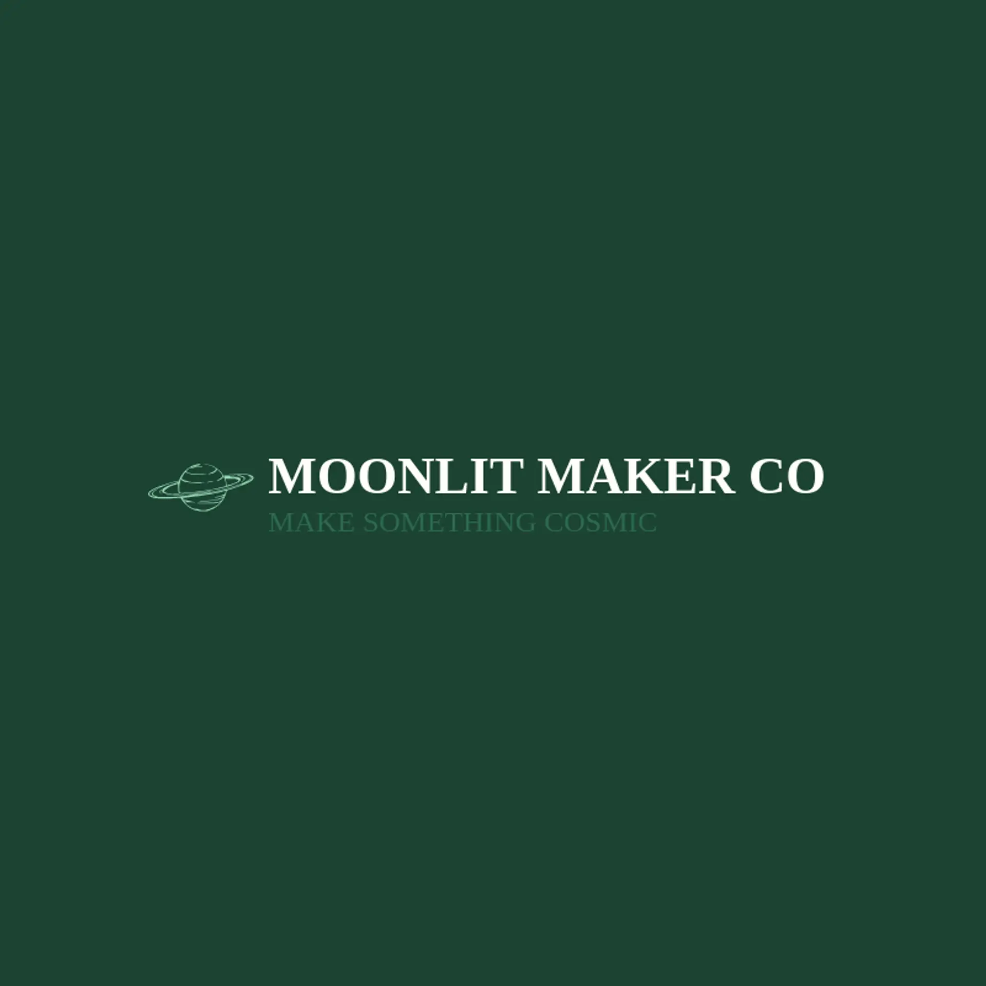 Moonlit Maker Co logo for saturn
