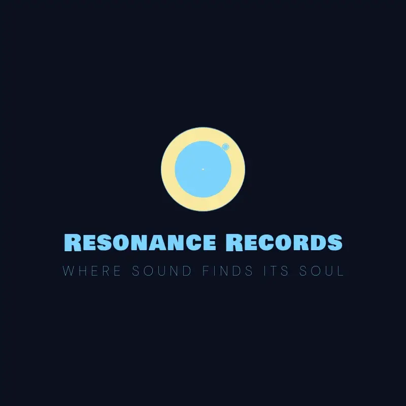 The record label name Resonance Records as a branded logo with a color icon