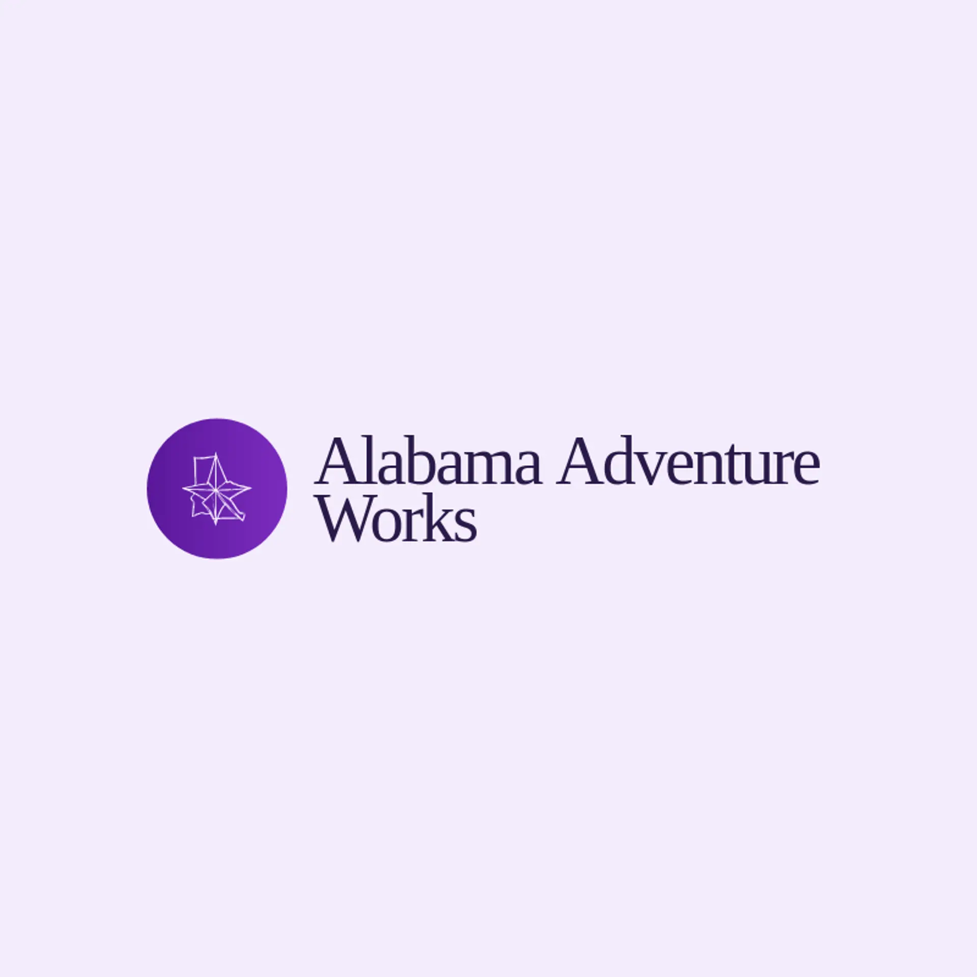 Alabama Adventure Works logo for alabama