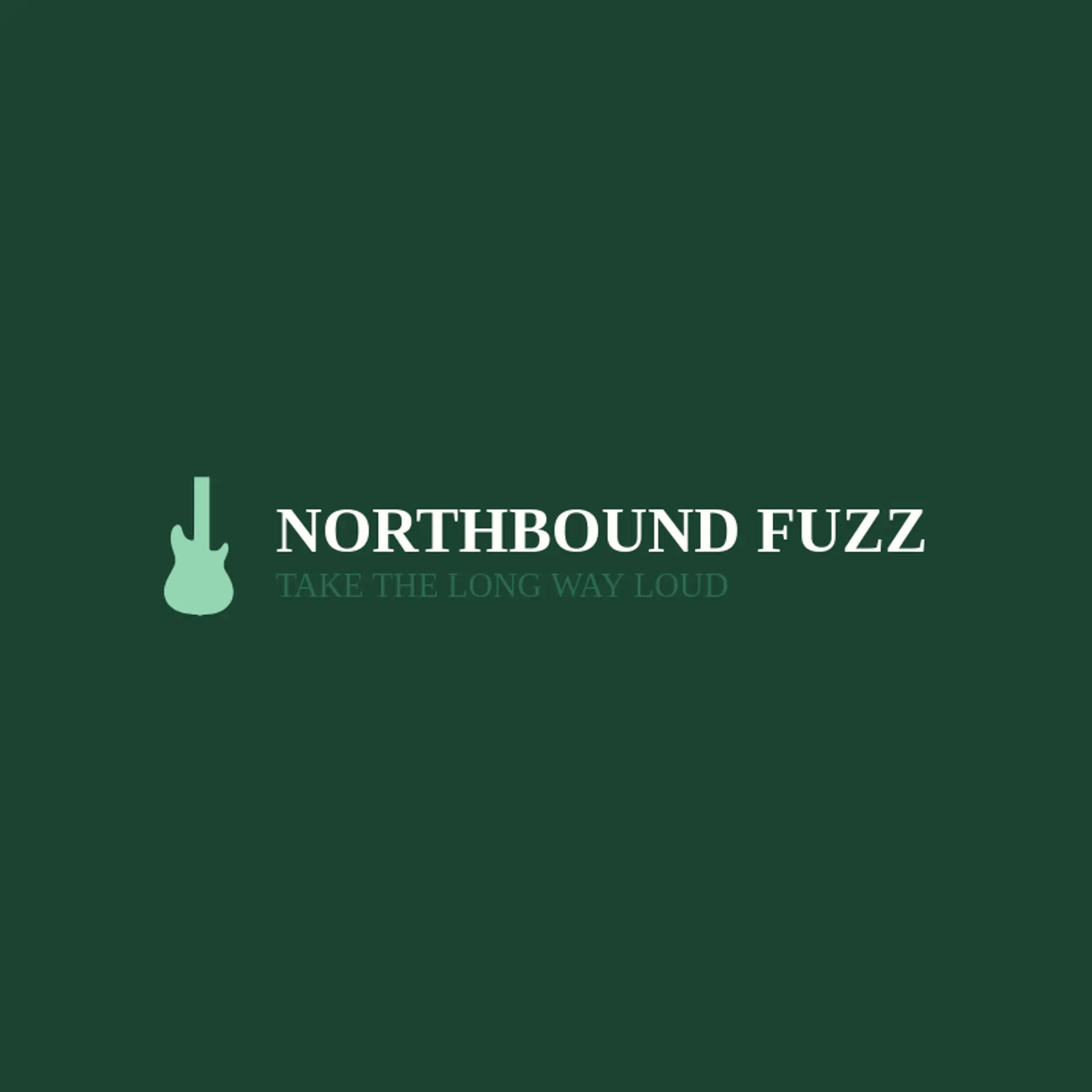 Northbound Fuzz logo for rock music