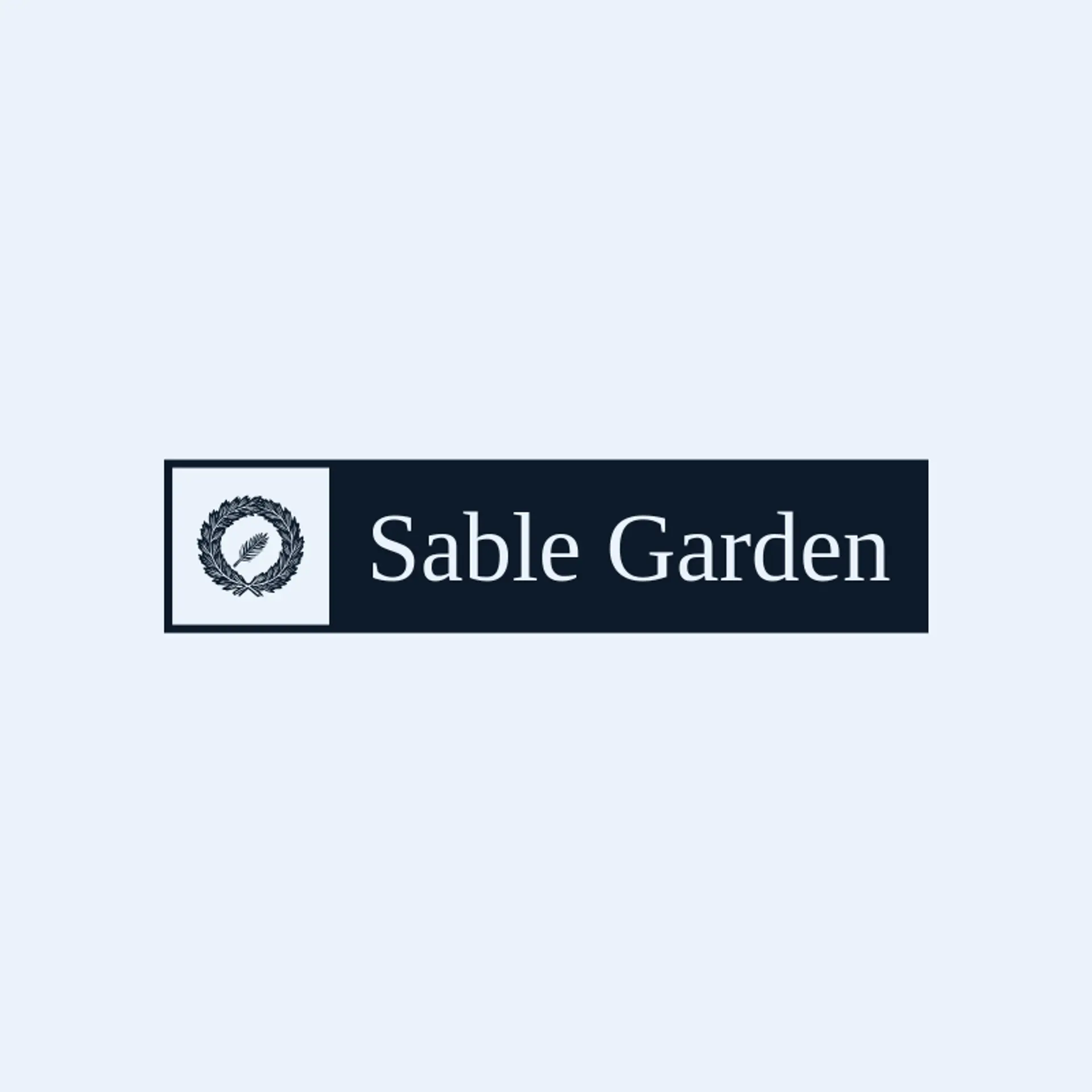 Sable Garden logo for wreath