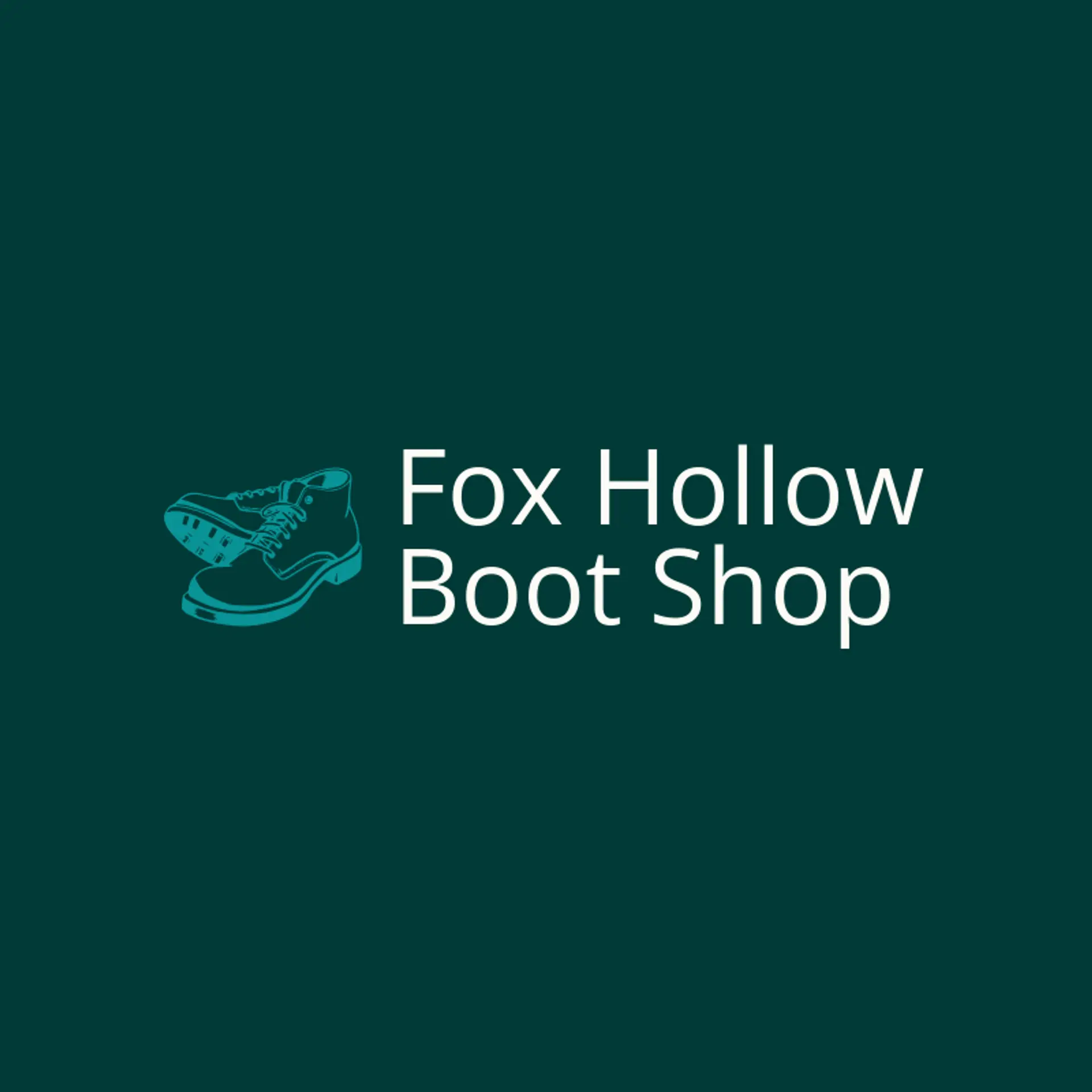 Fox Hollow Boot Shop logo for boots