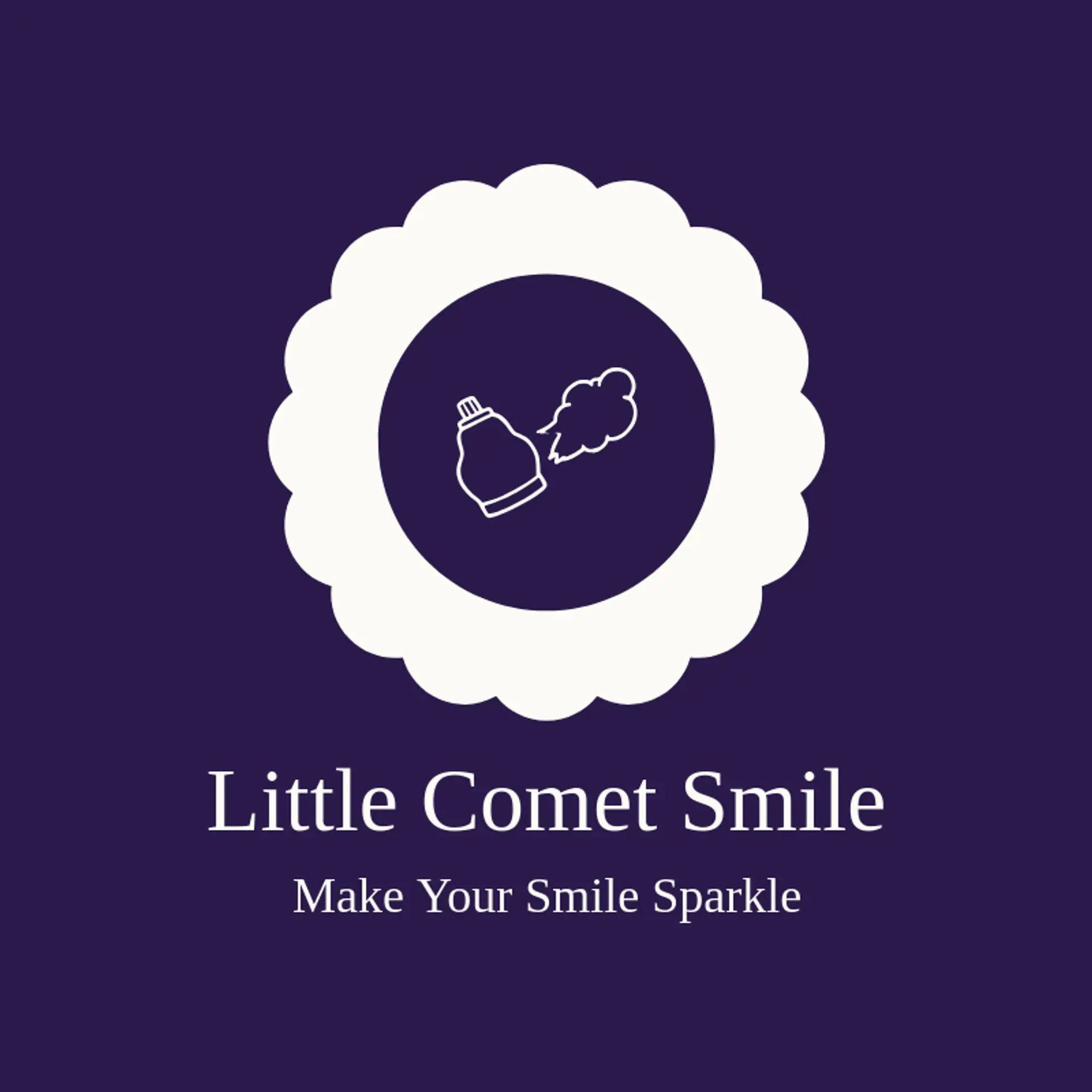 Little Comet Smile logo for toothpaste