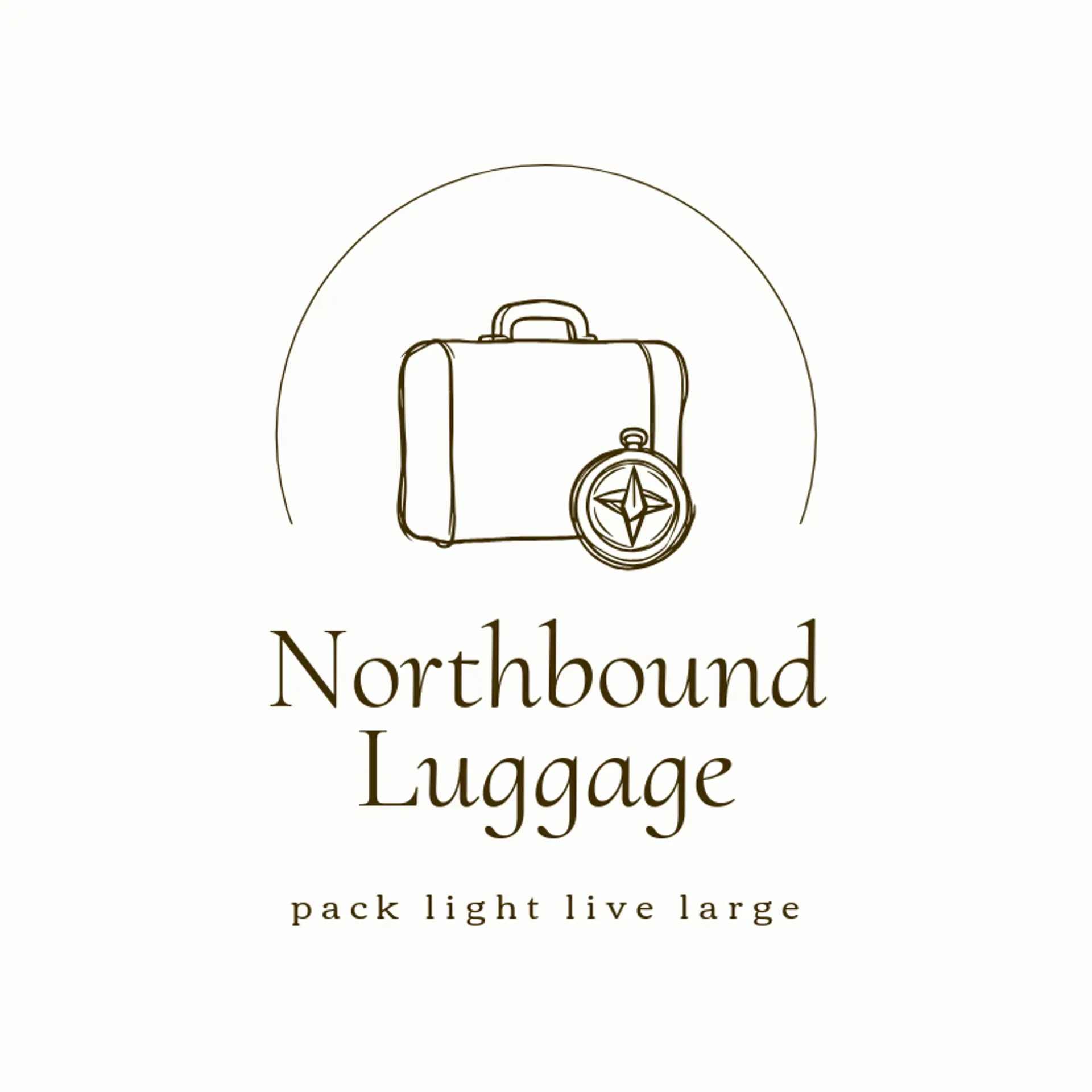 Northbound Luggage logo for bag