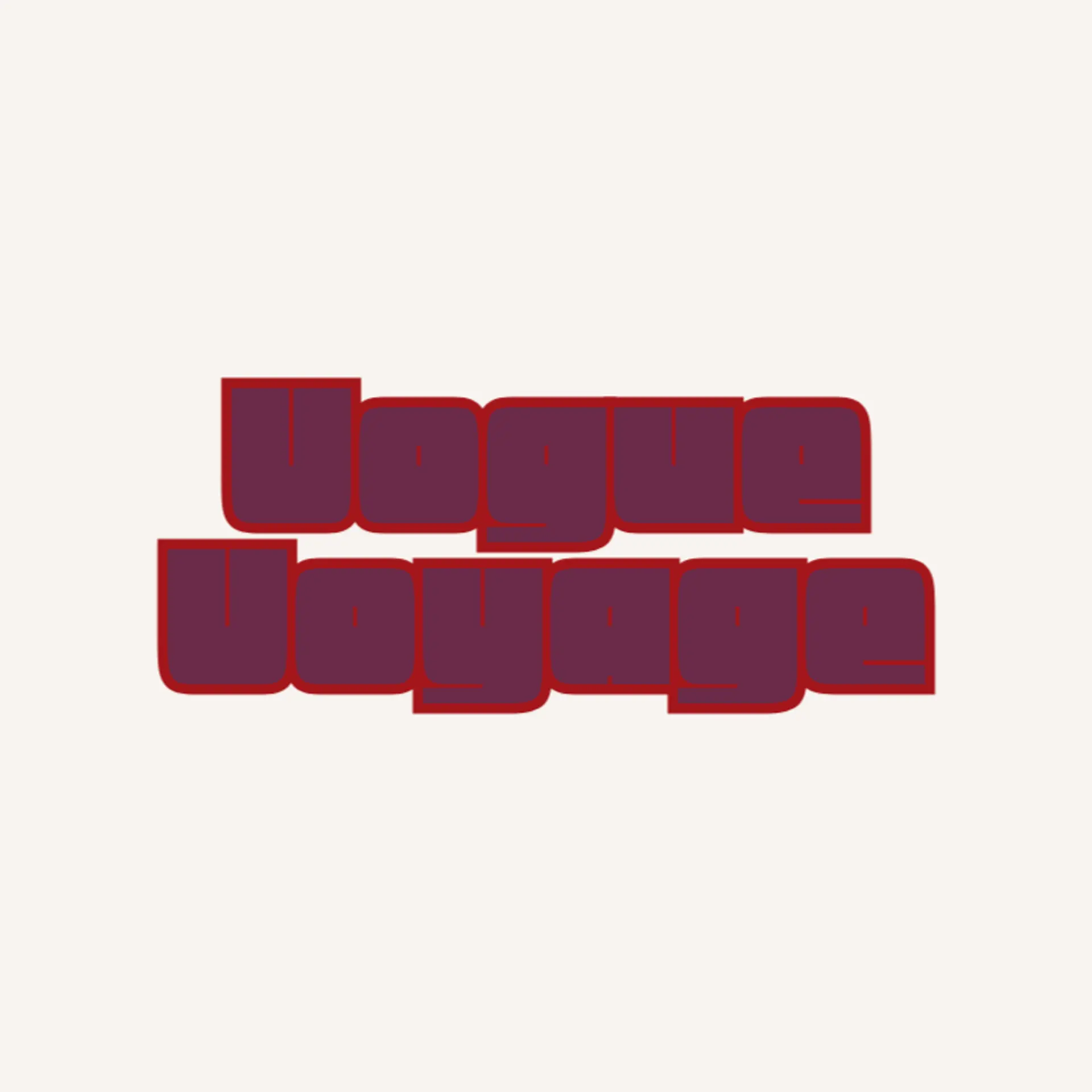 Vogue Voyage logo for fashion show