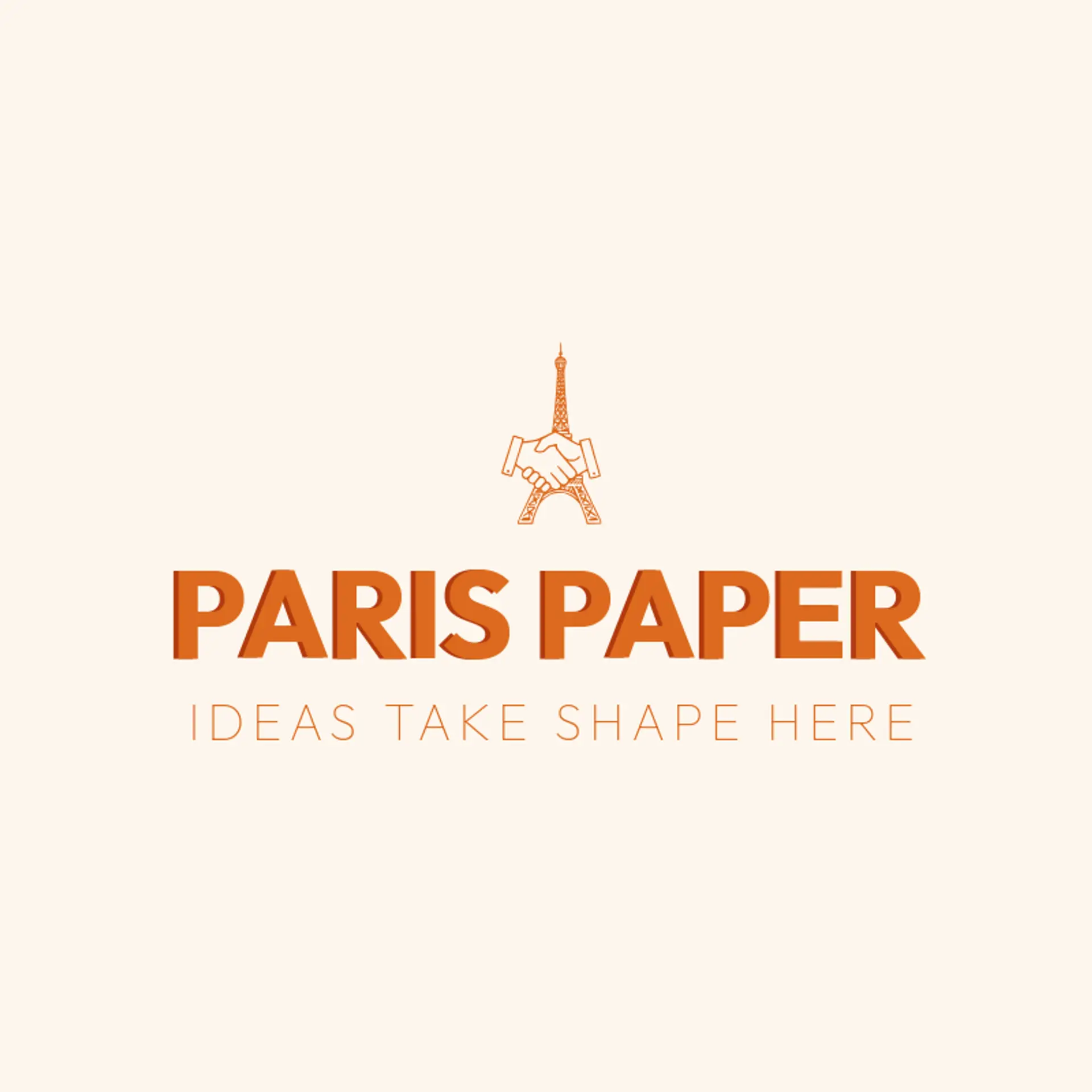 Paris Paper logo for france
