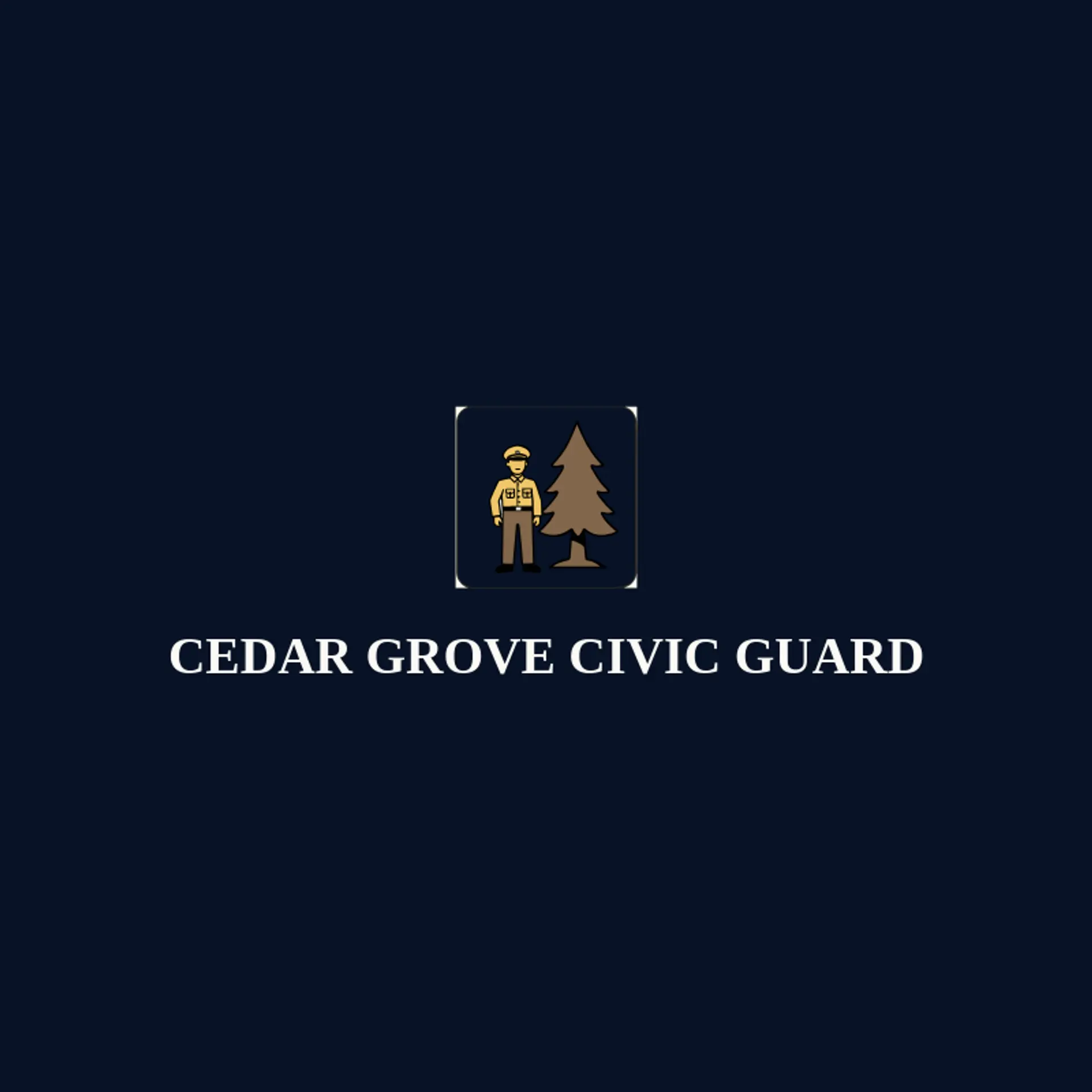 Cedar Grove Civic Guard logo for militia