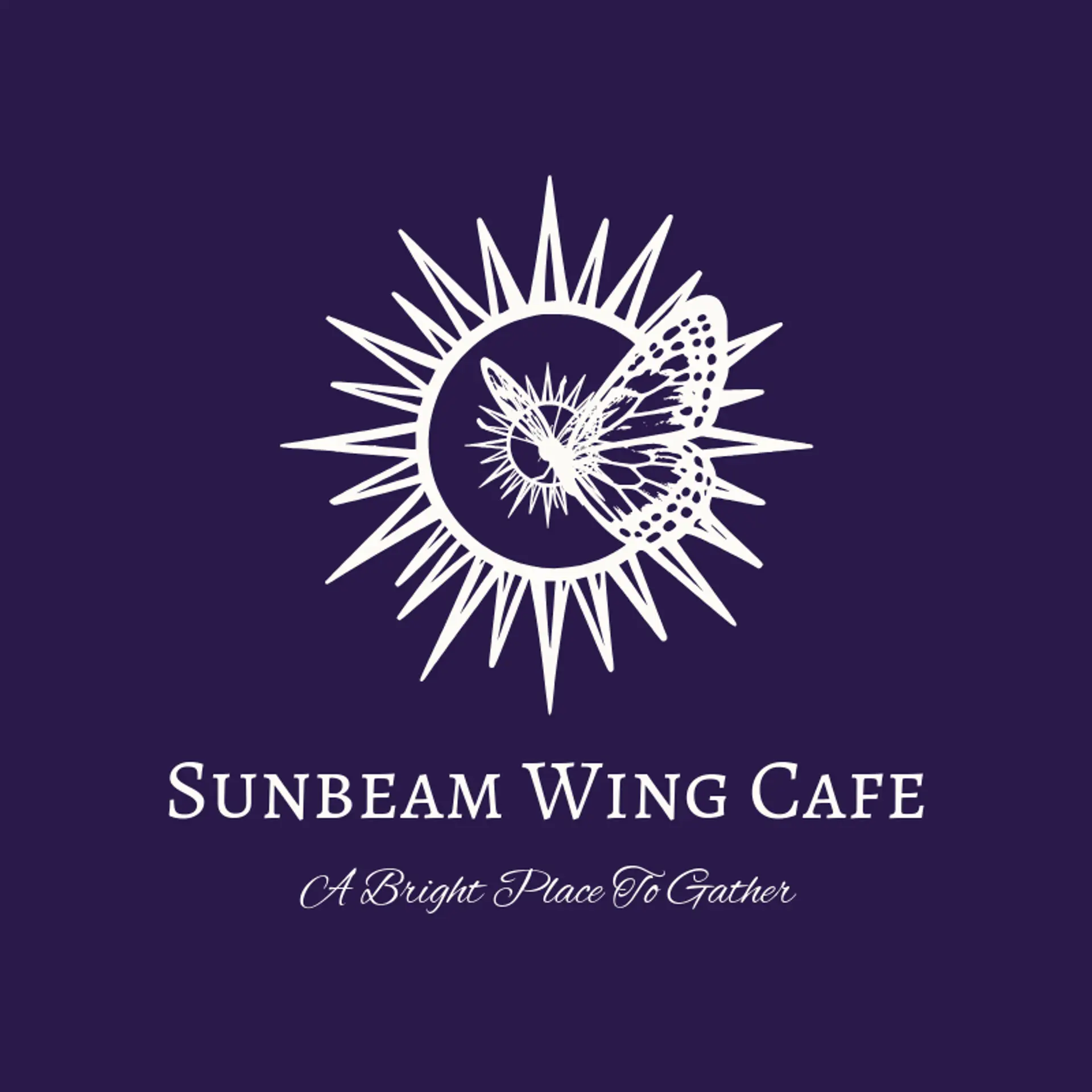 Sunbeam Wing Cafe logo for butterfly