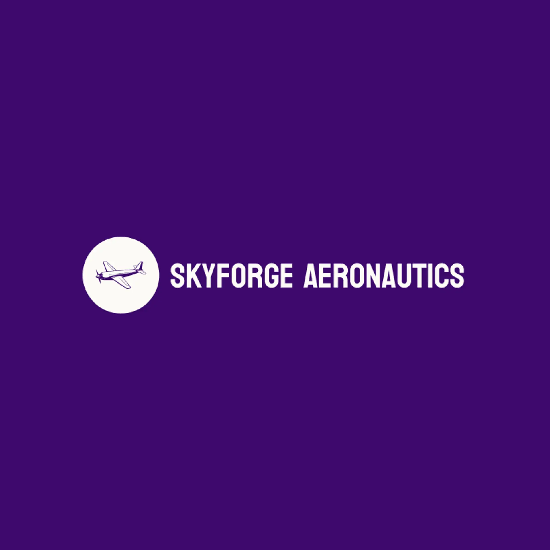 Skyforge Aeronautics logo for aero