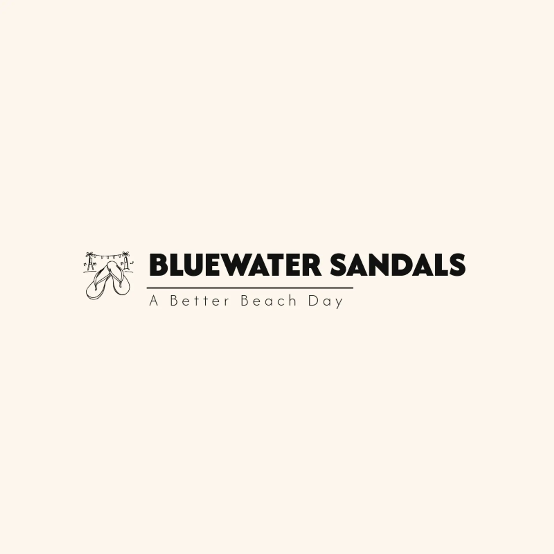 Bluewater Sandals logo for sandals