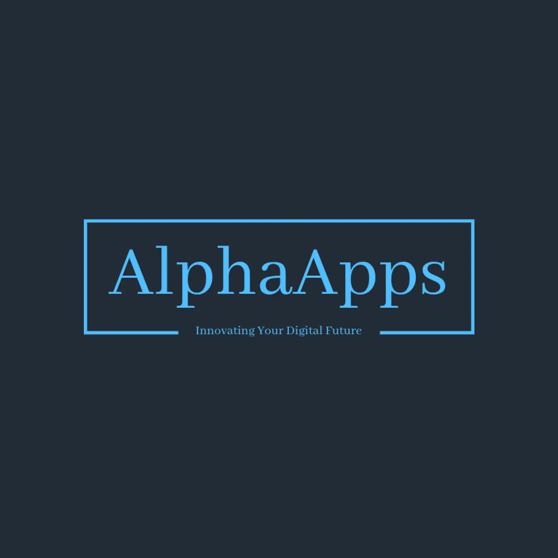 AlphaApps logo for digital tech