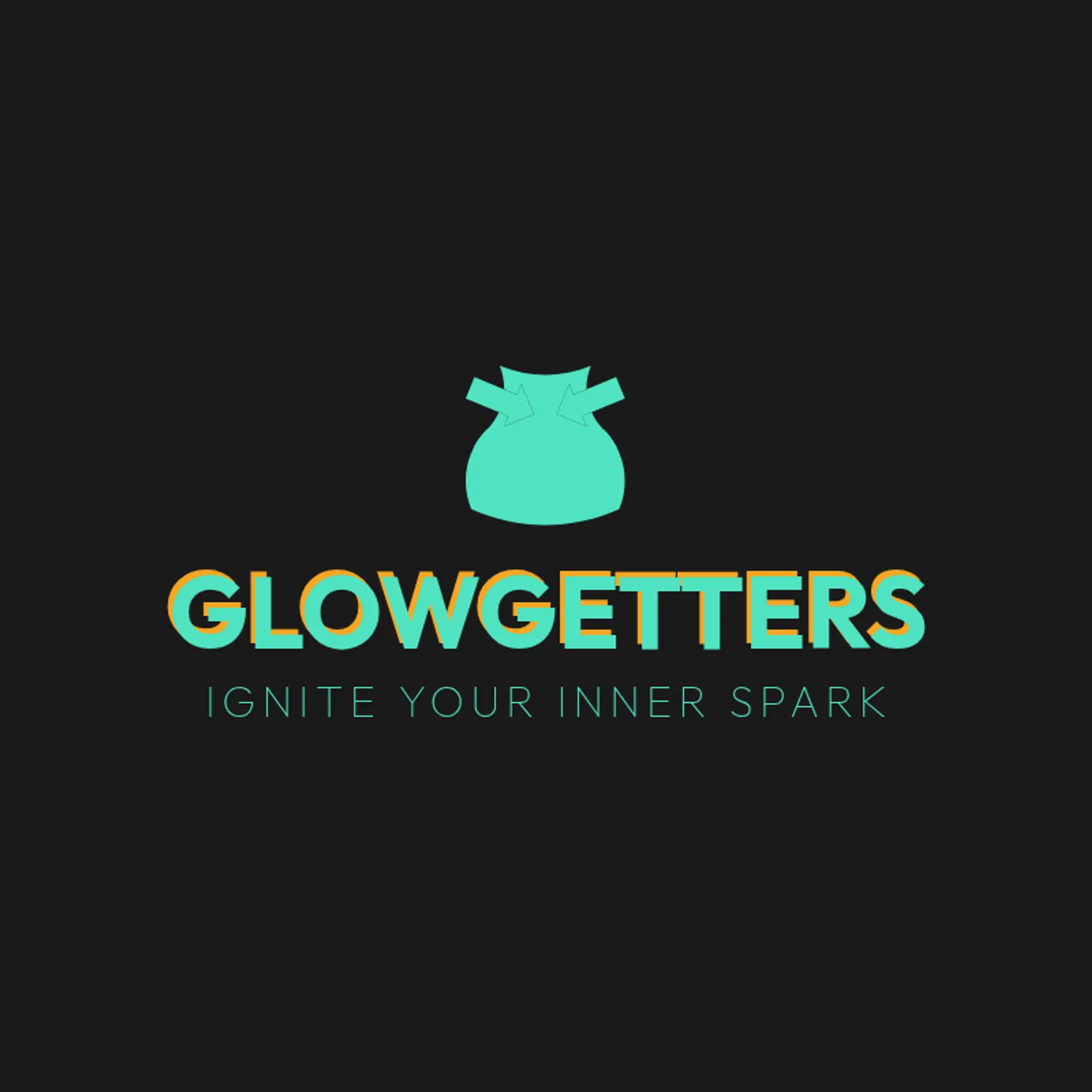 GlowGetters logo for fitness brand