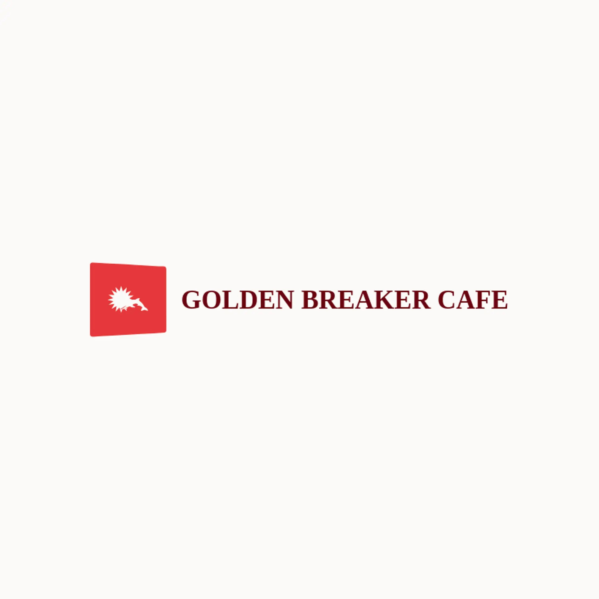 Golden Breaker Cafe logo for orca