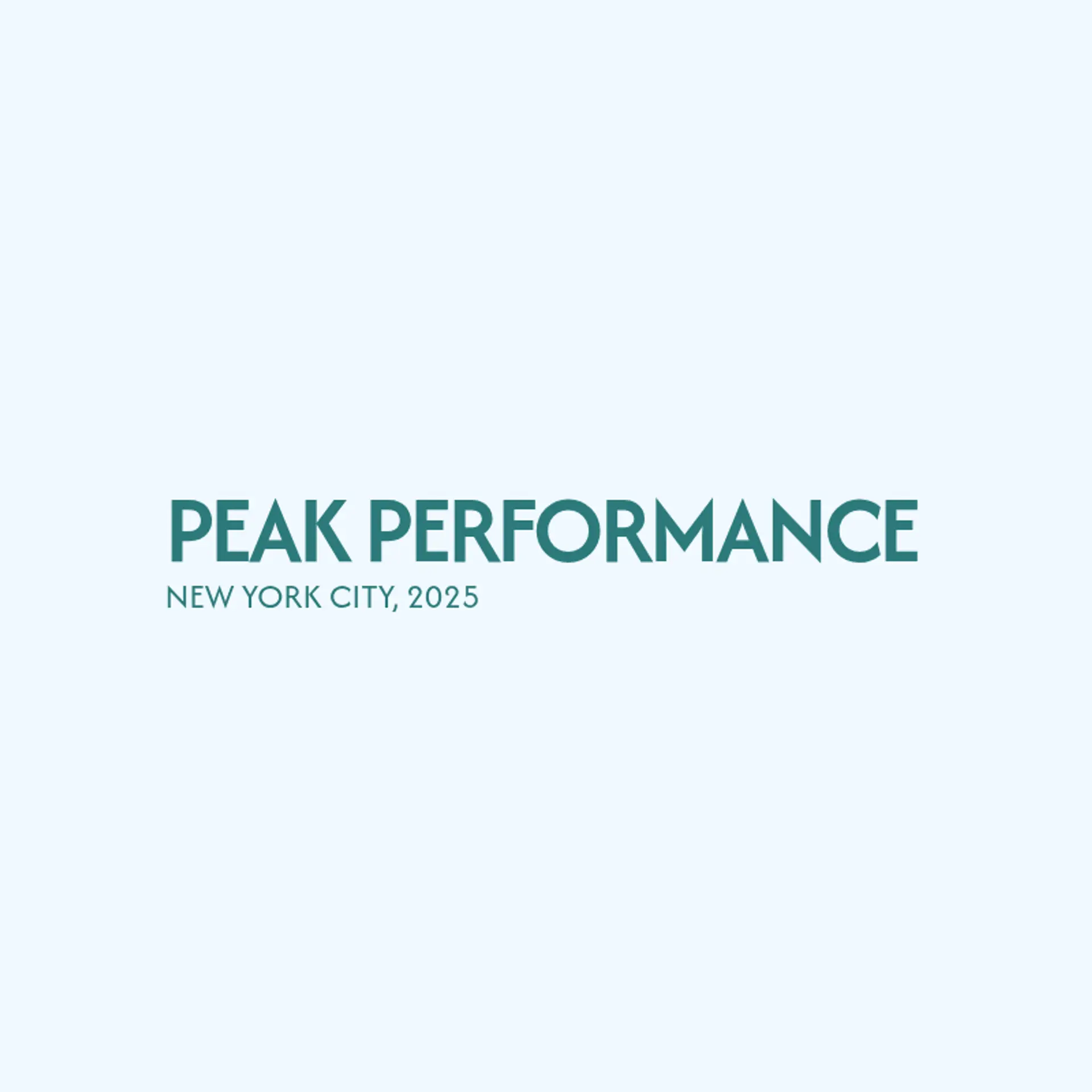 Peak Performance logo for consulting firm