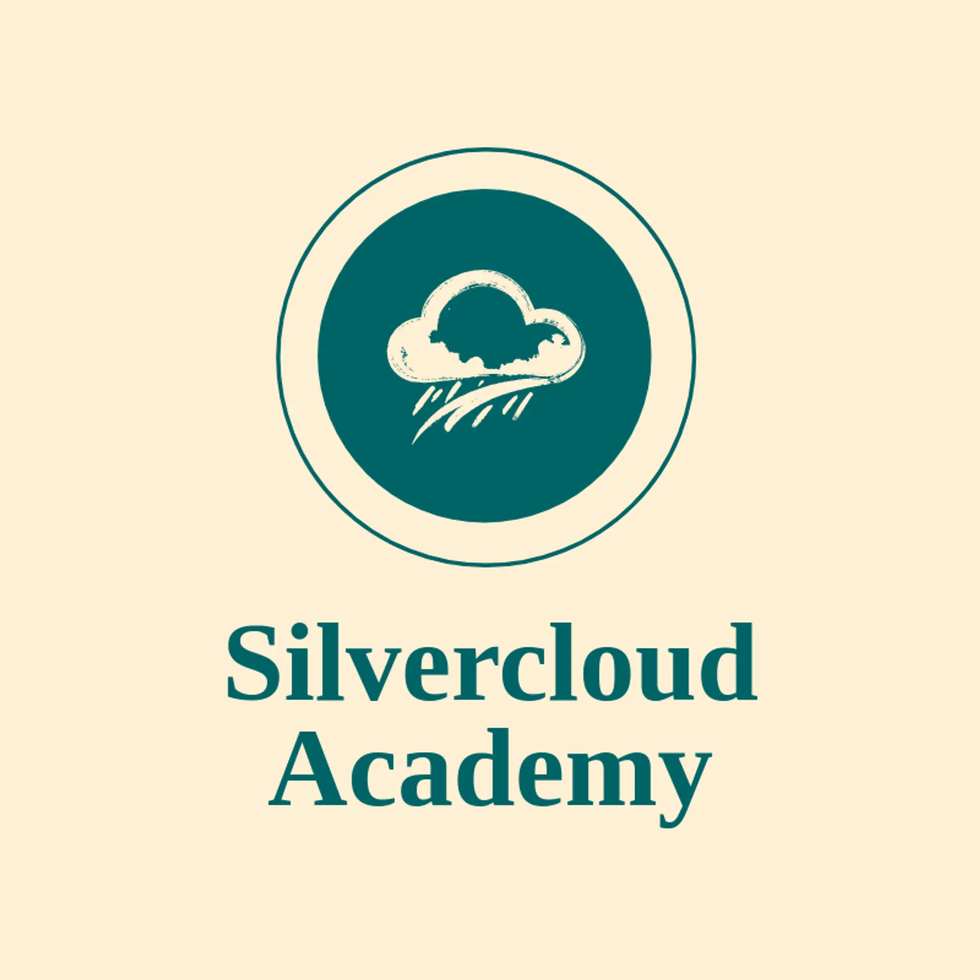 Silvercloud Academy logo for rain