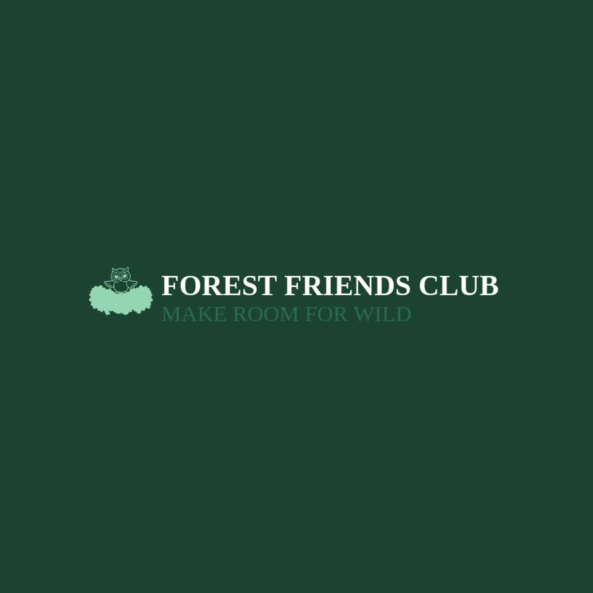 Forest Friends Club logo for forest