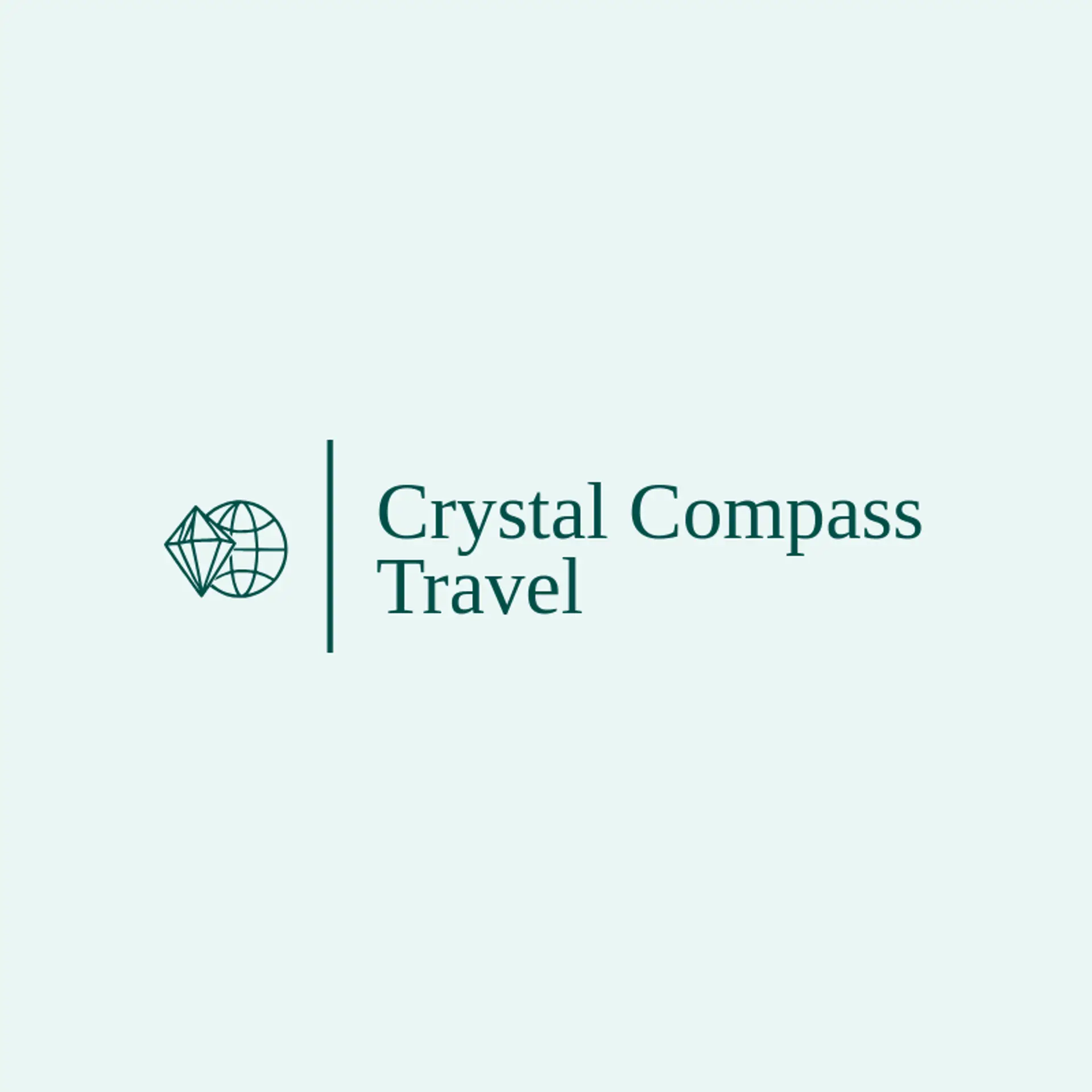Crystal Compass Travel logo for crystal