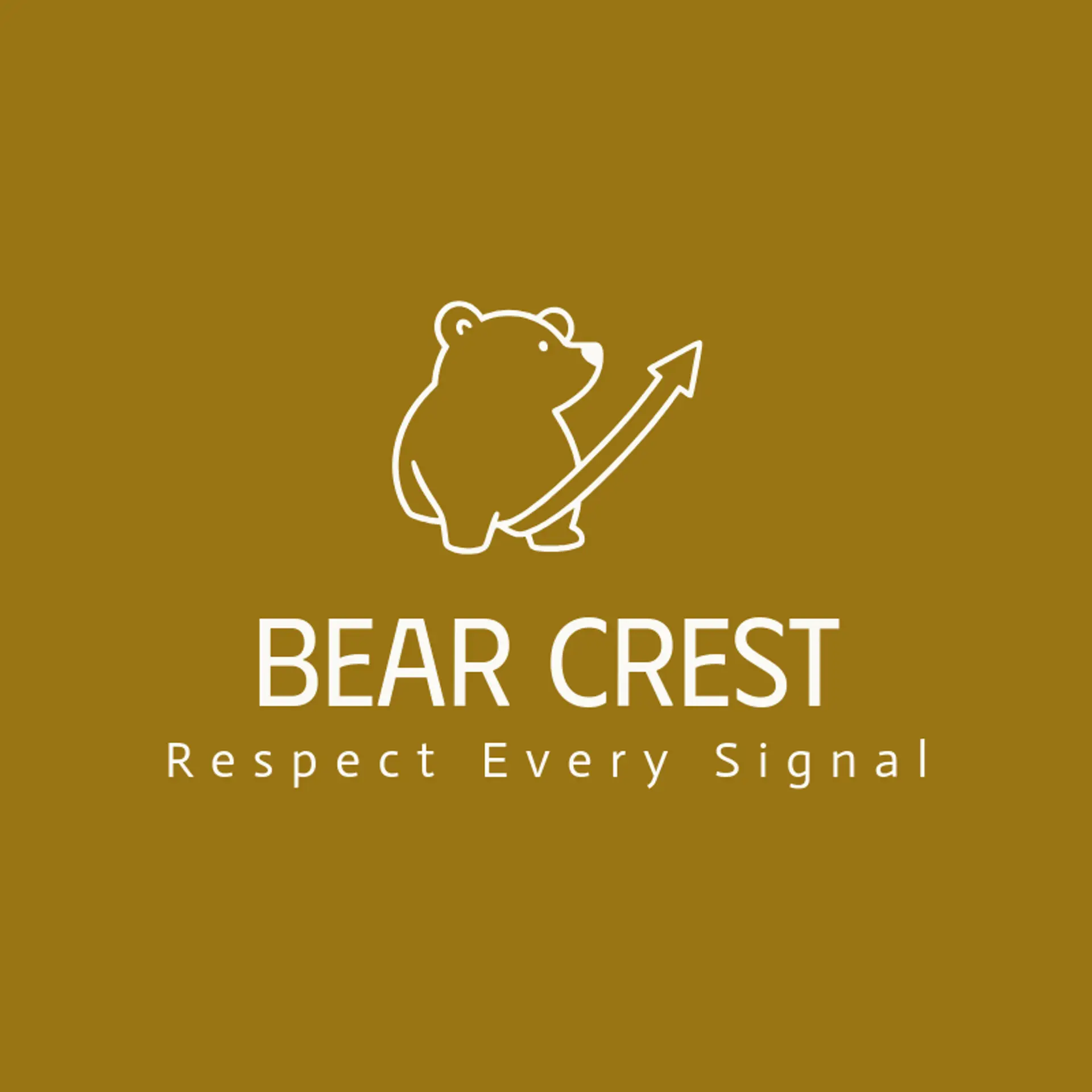 Bear Crest logo for trading