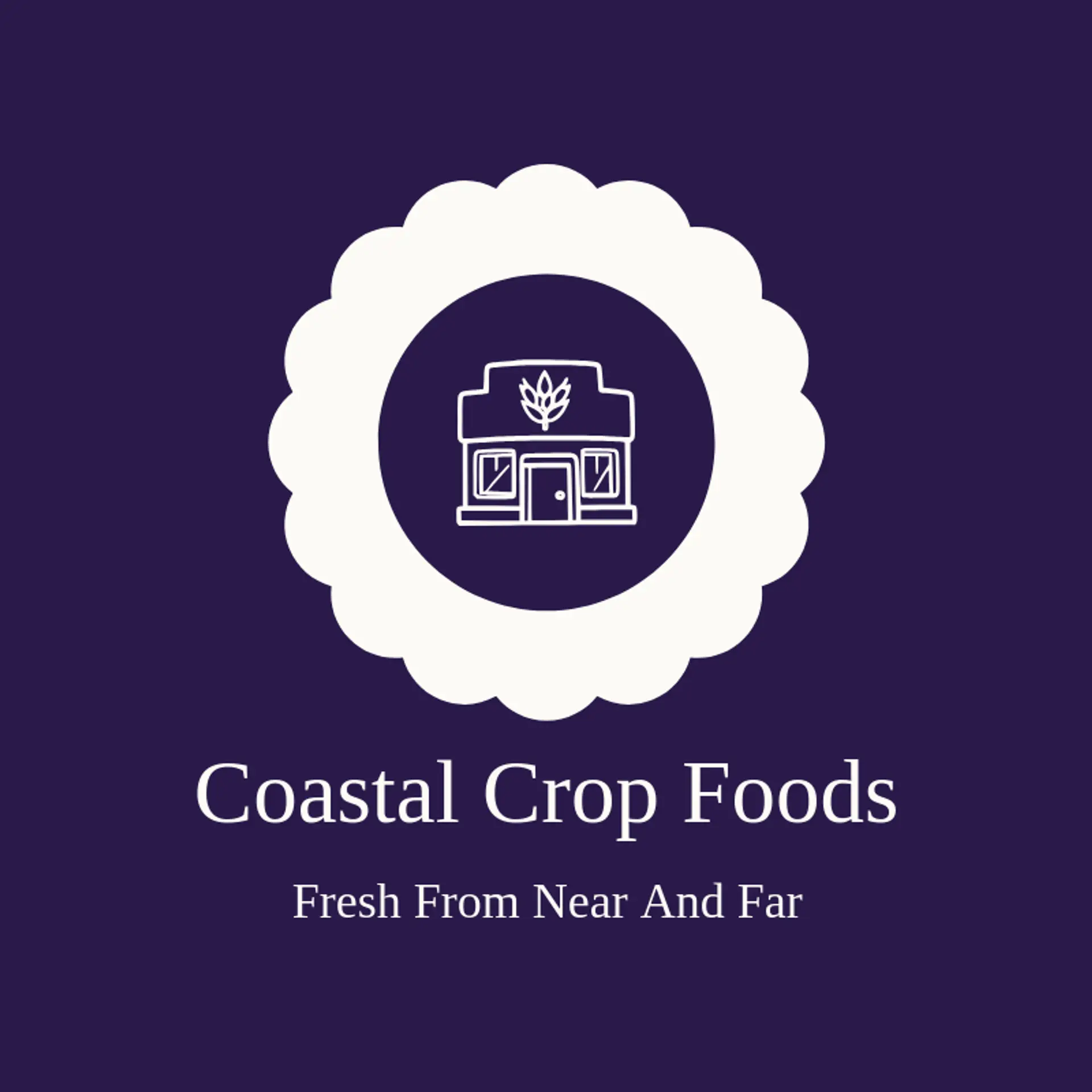 Coastal Crop Foods logo for grocery store