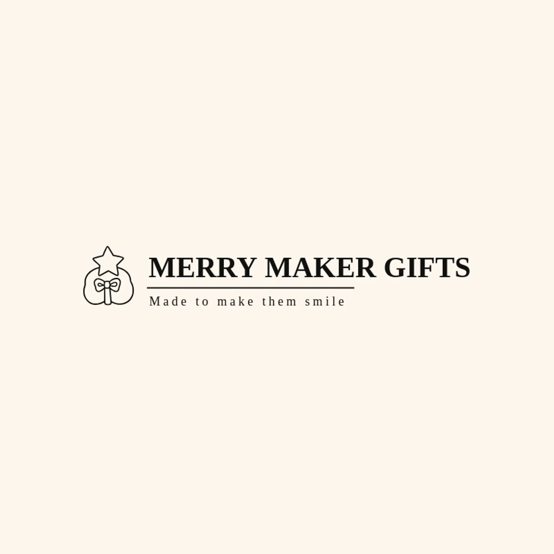 Merry Maker Gifts logo for gift