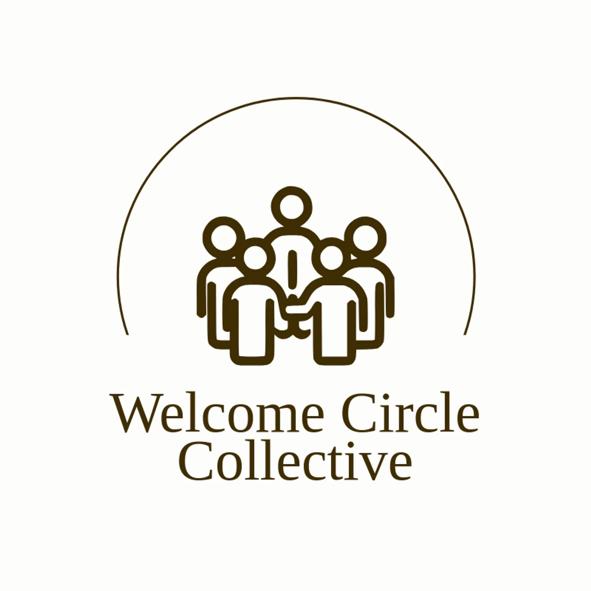Welcome Circle Collective logo for social club