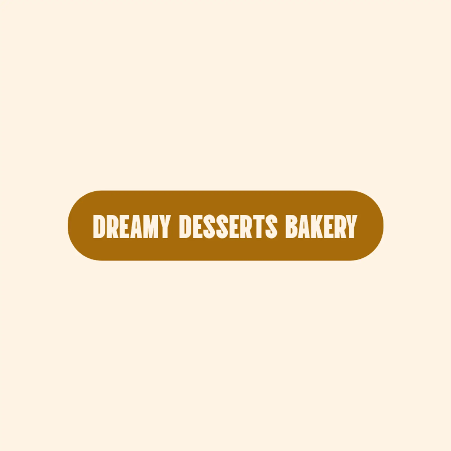 Dreamy Desserts Bakery logo for bakery