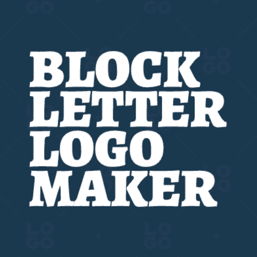 Block Letter Logo Maker