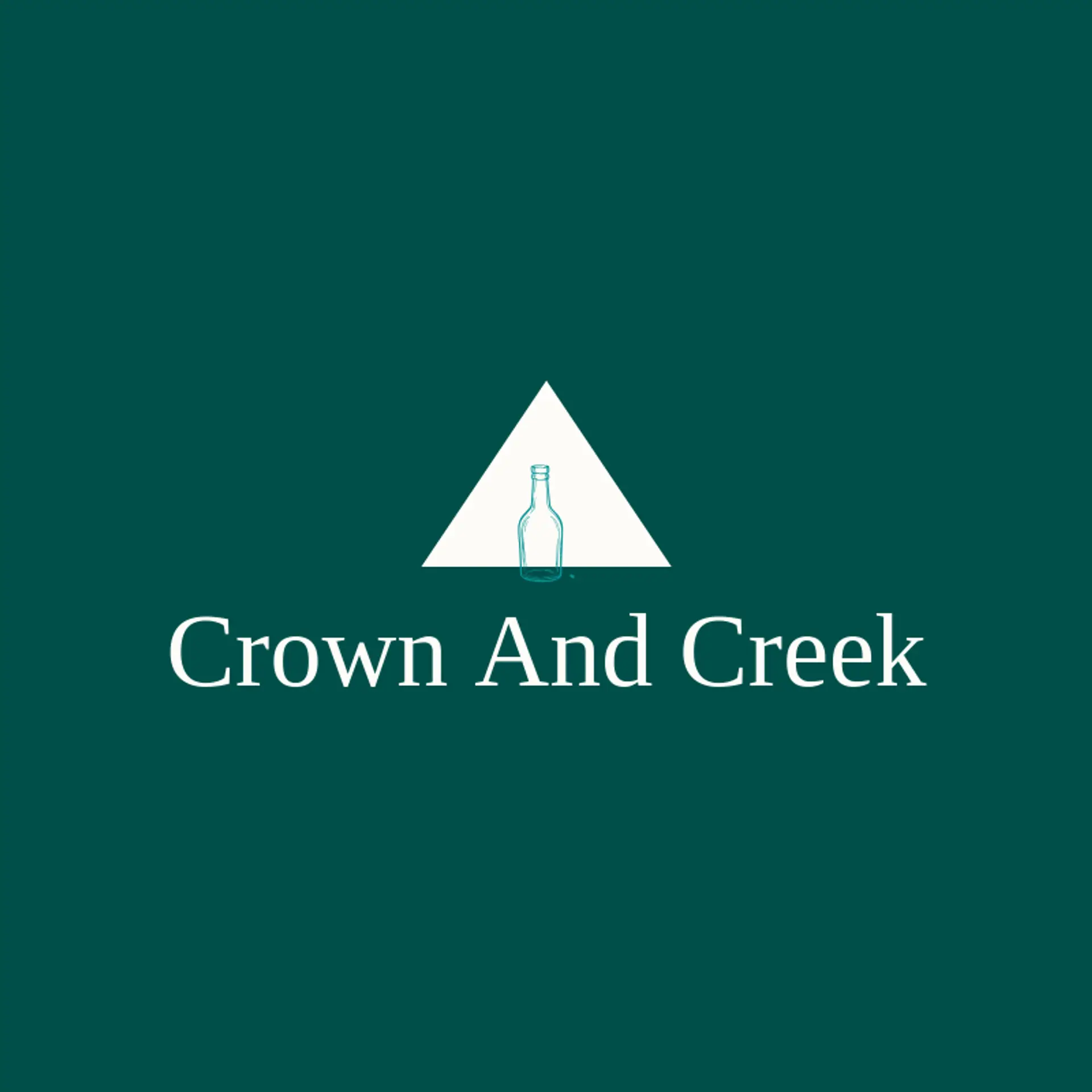 Crown and Creek logo for bourbon