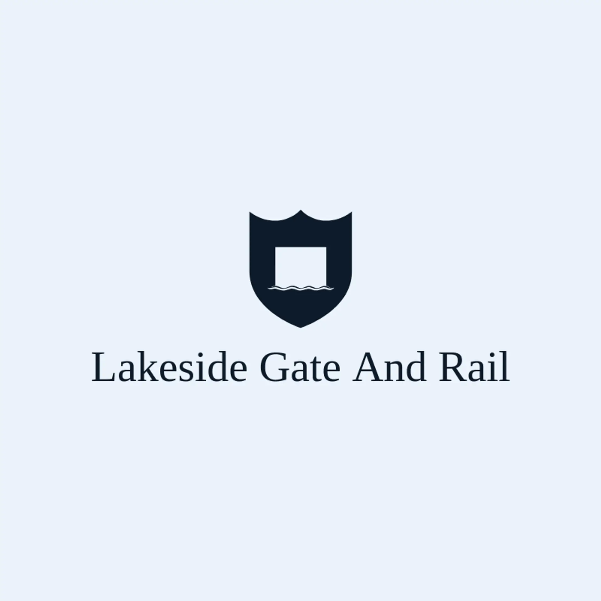 Lakeside Gate and Rail logo for gate