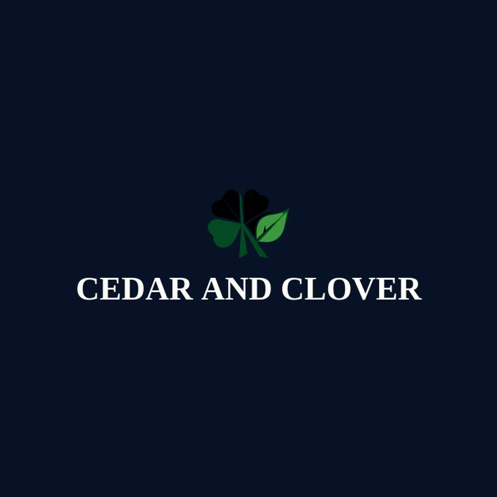 Cedar and Clover logo for dating