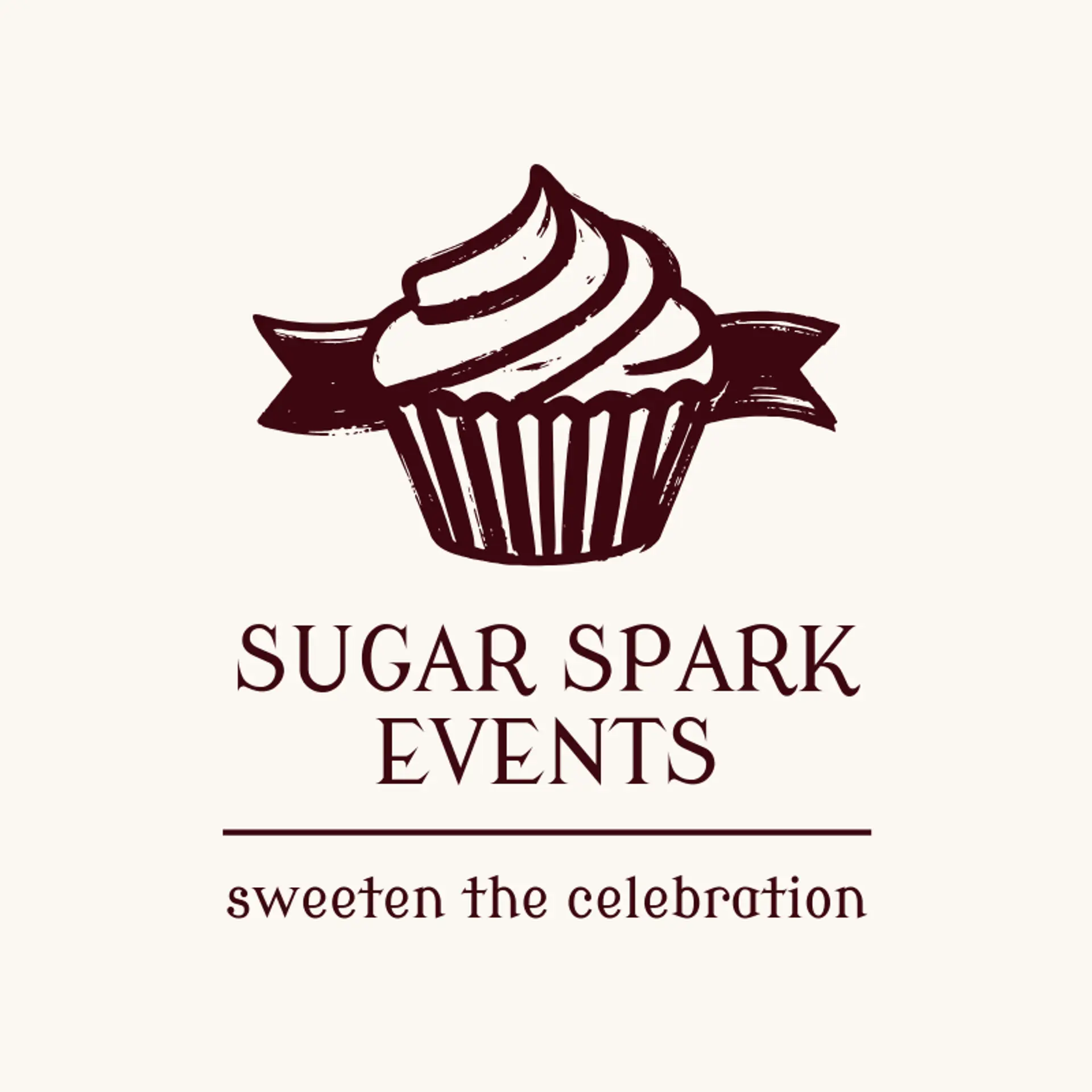 Sugar Spark Events logo for birthday