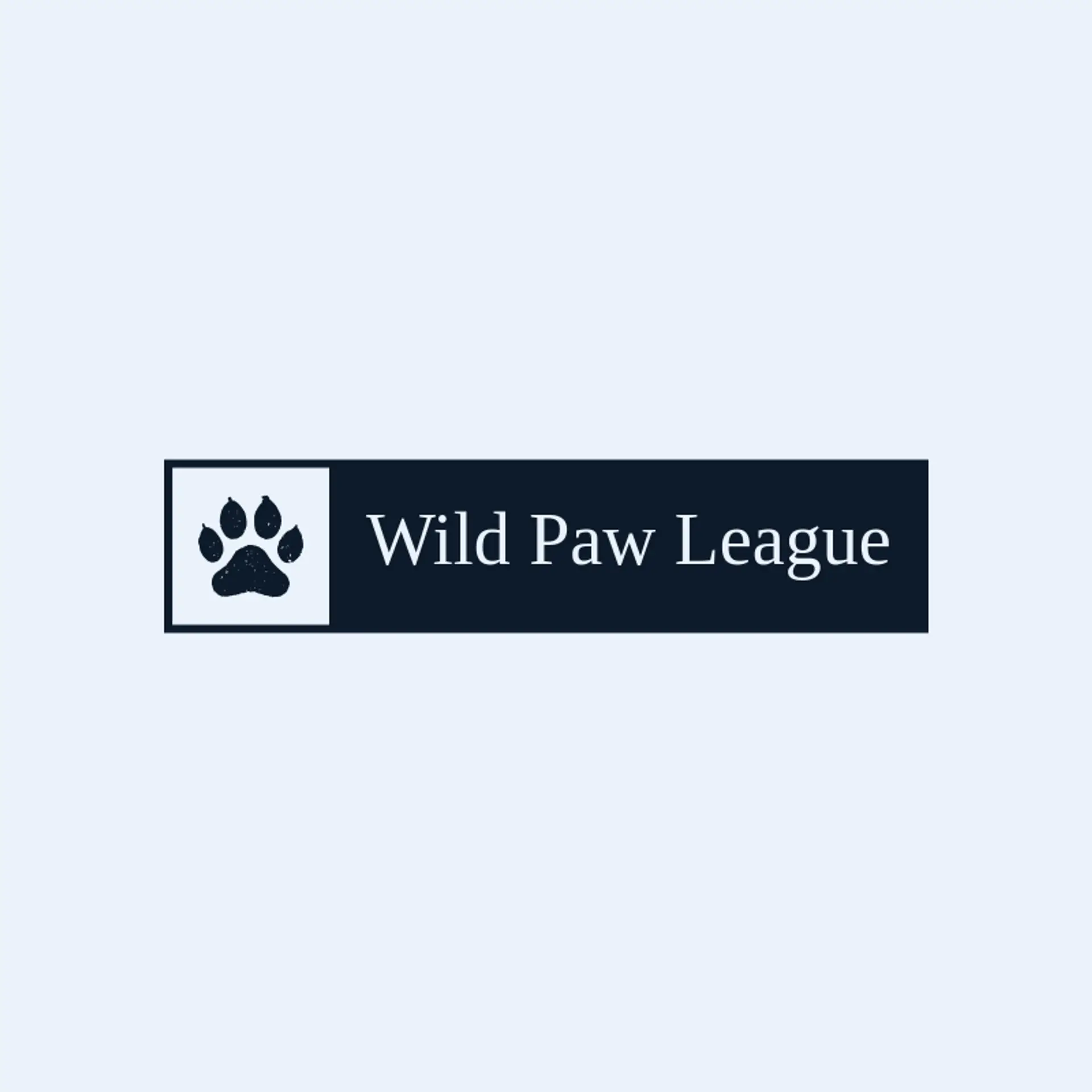 Wild Paw League logo for raccoon