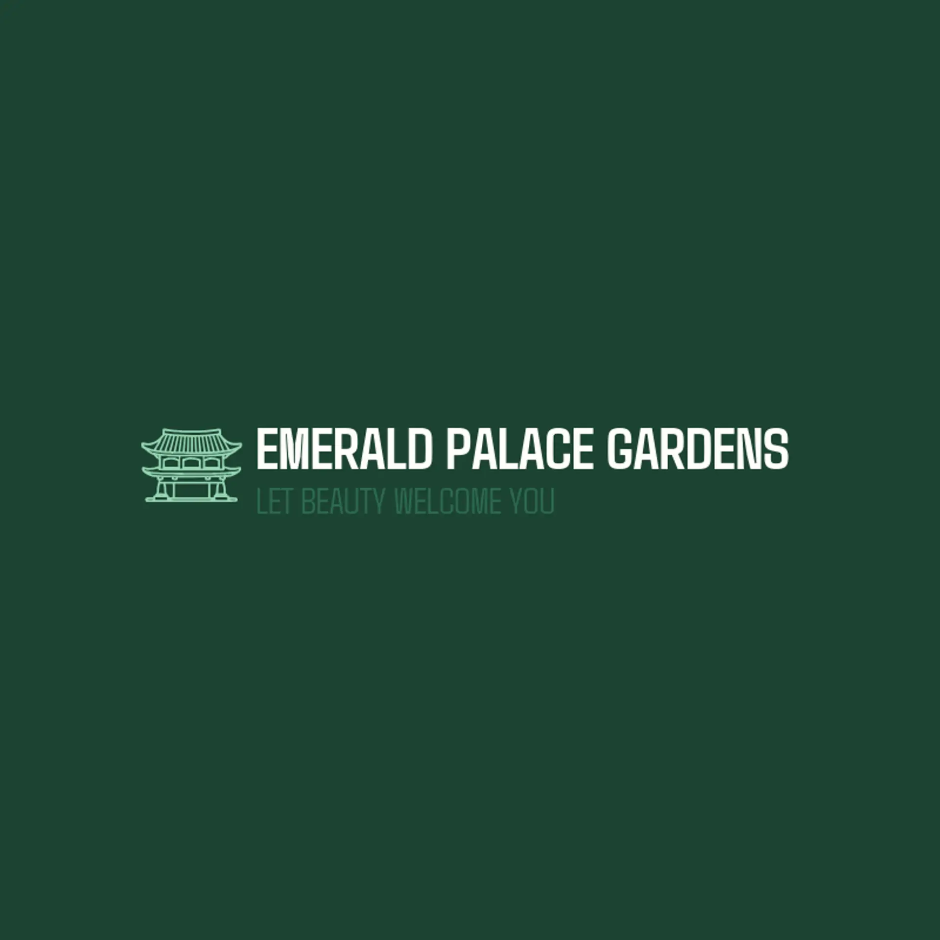 Emerald Palace Gardens logo for palace