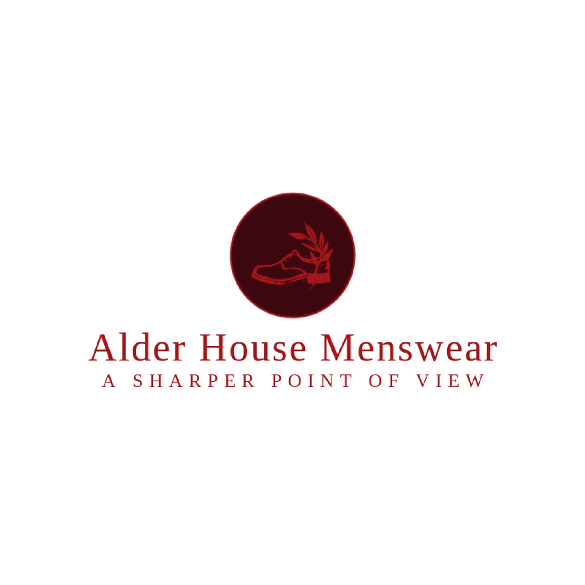 Alder House Menswear logo for mens fashion