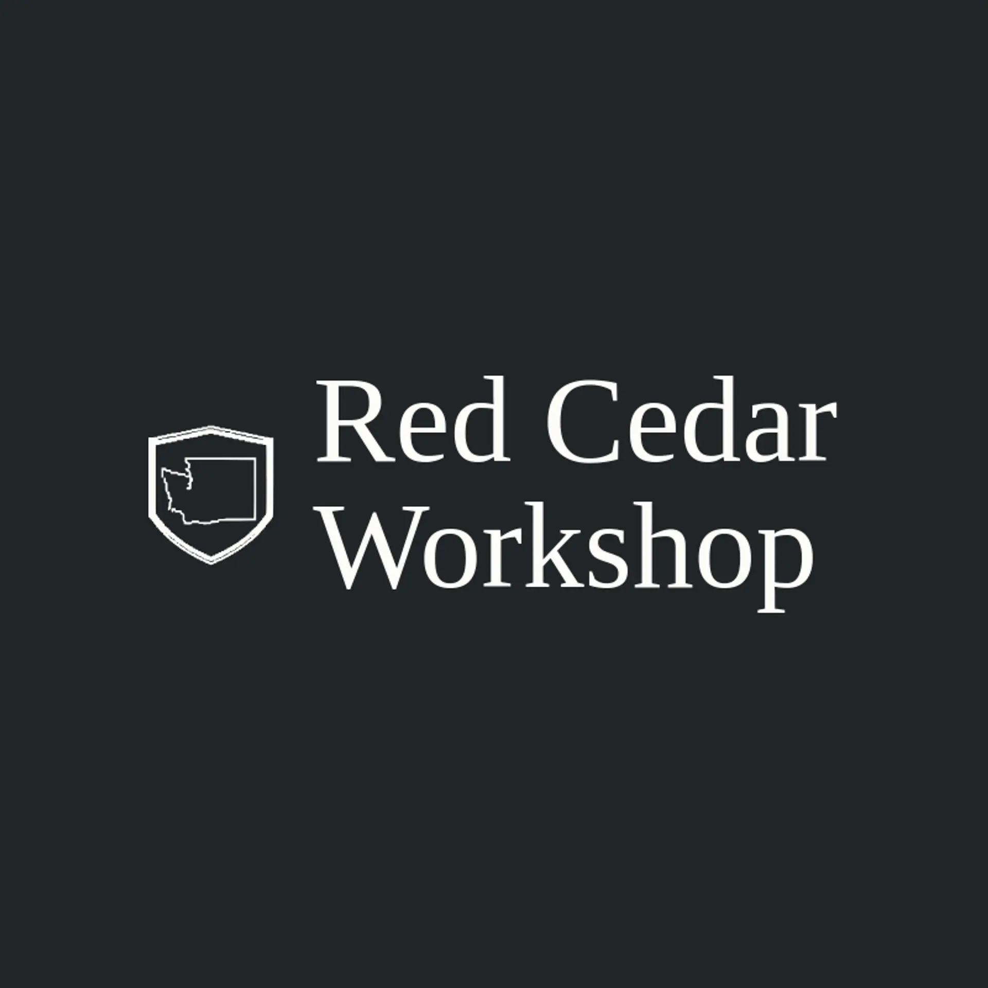 Red Cedar Workshop logo for washington