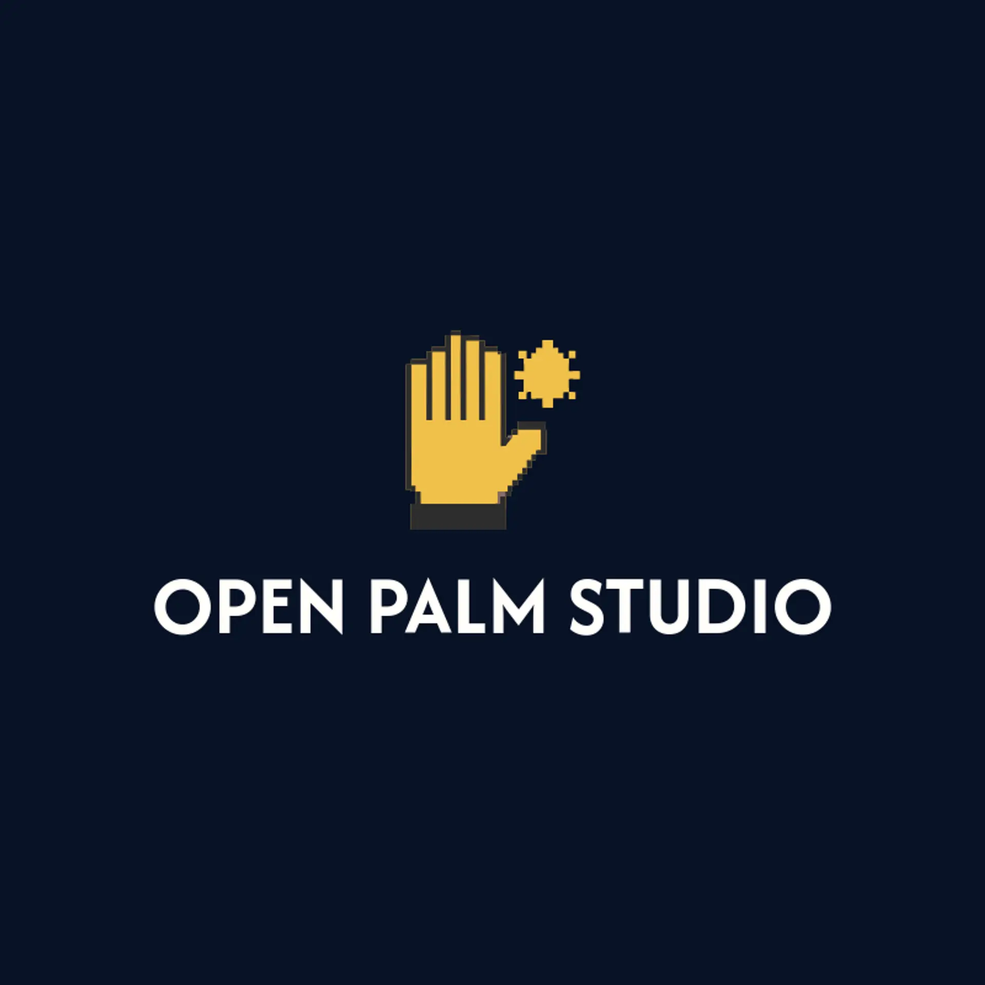 Open Palm Studio logo for hand