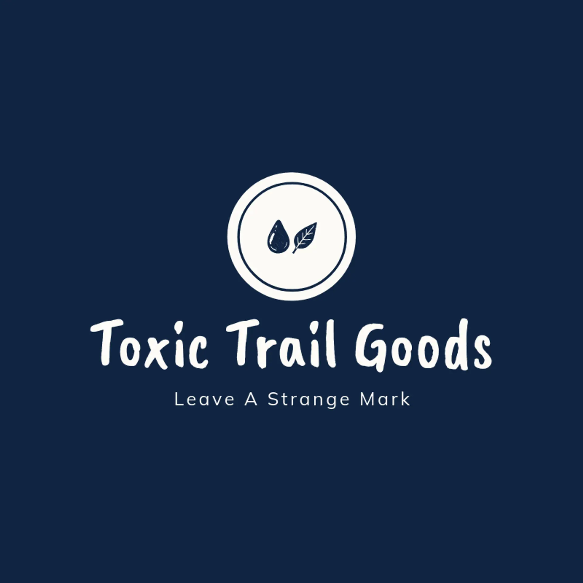 Toxic Trail Goods logo for zombie