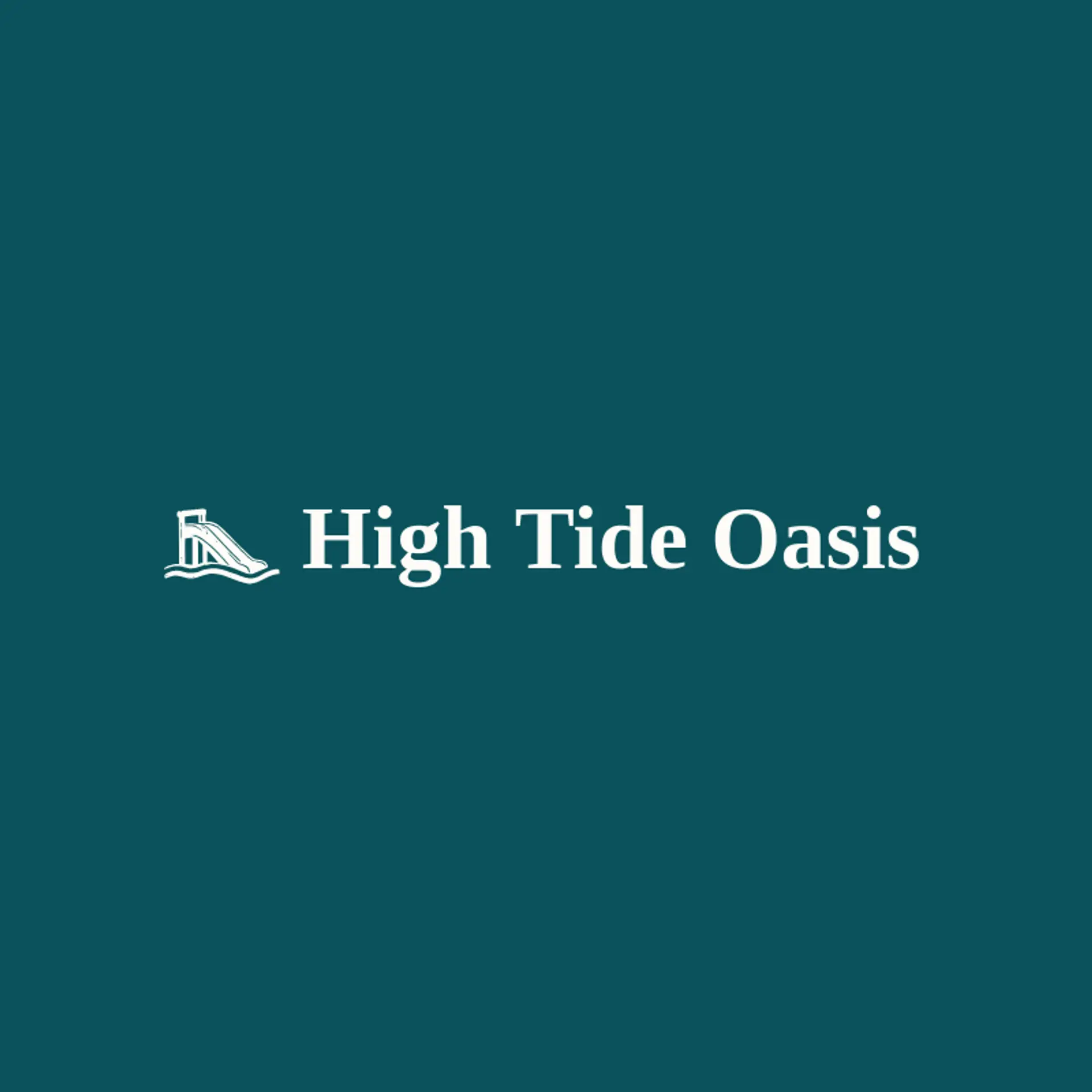 High Tide Oasis logo for water park