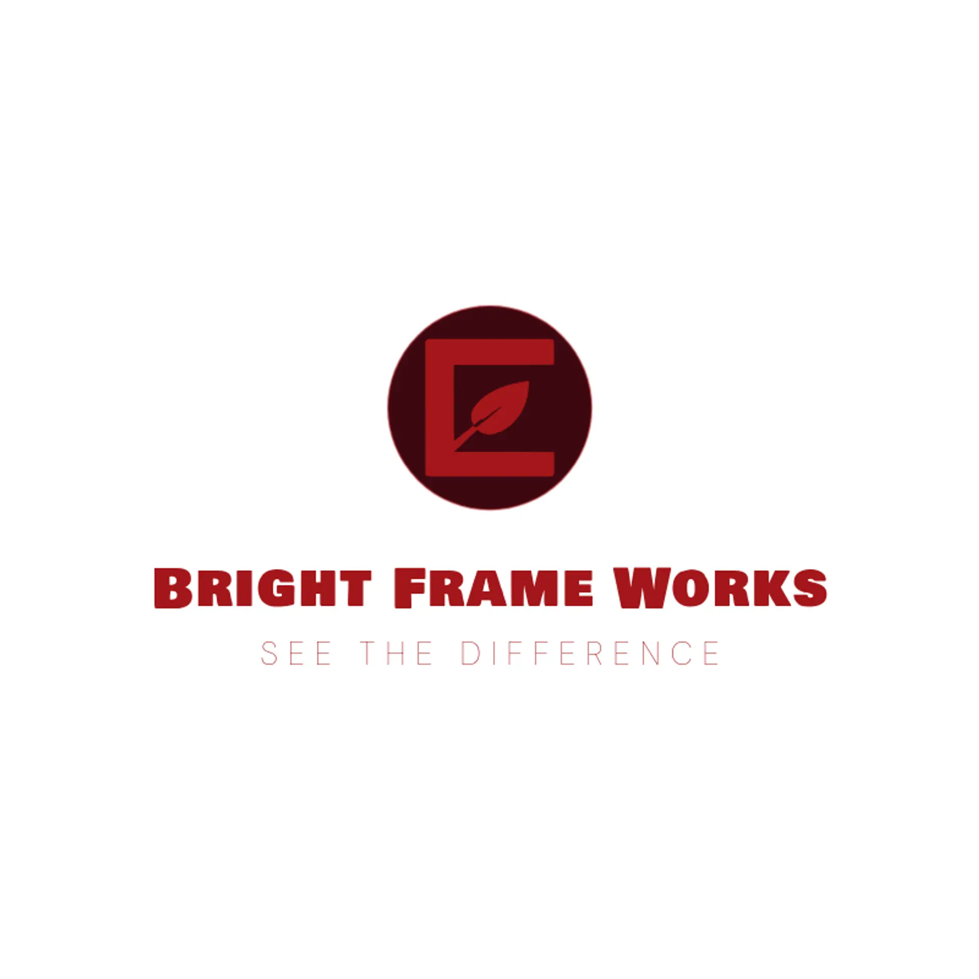 Bright Frame Works logo for frame