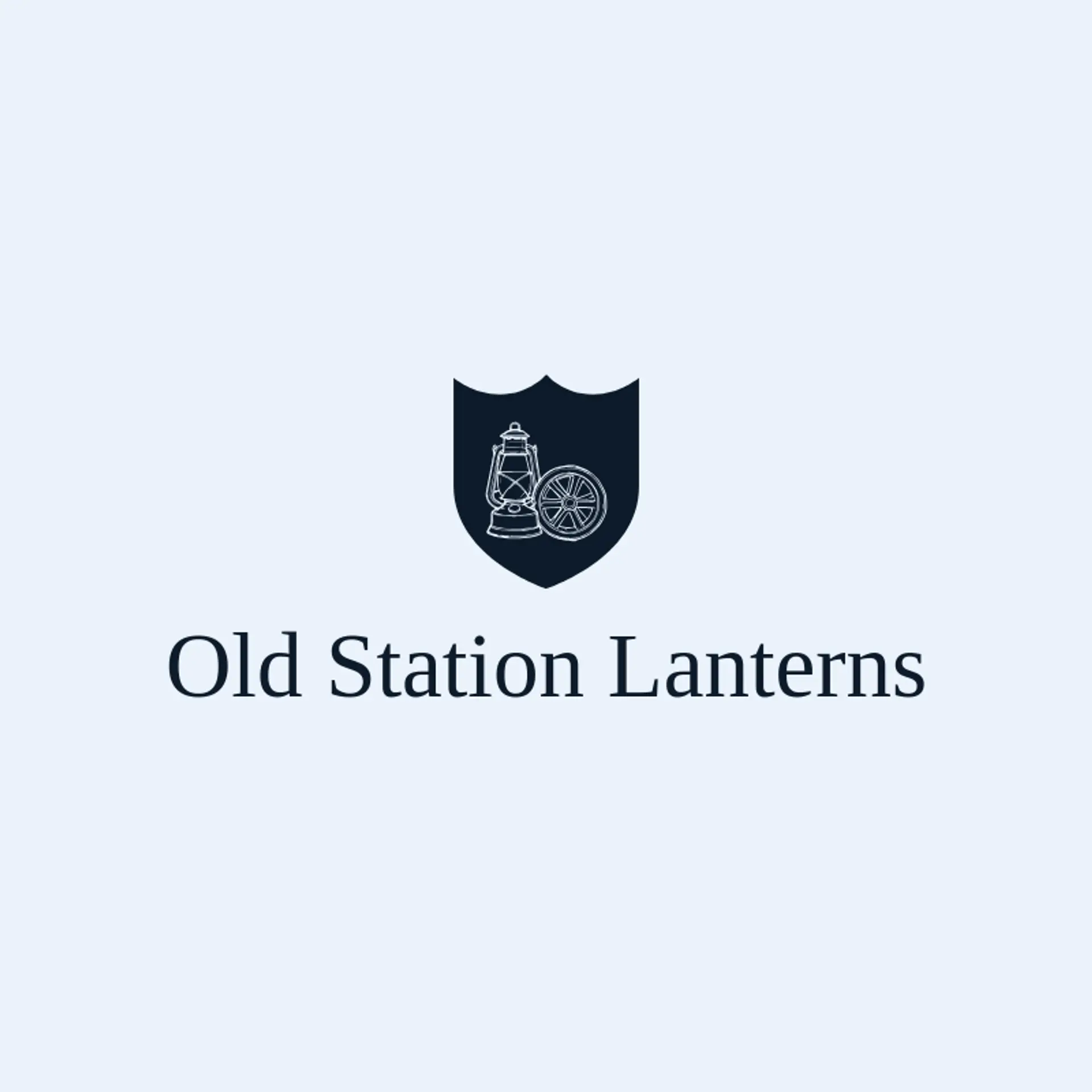 Old Station Lanterns logo for railroad