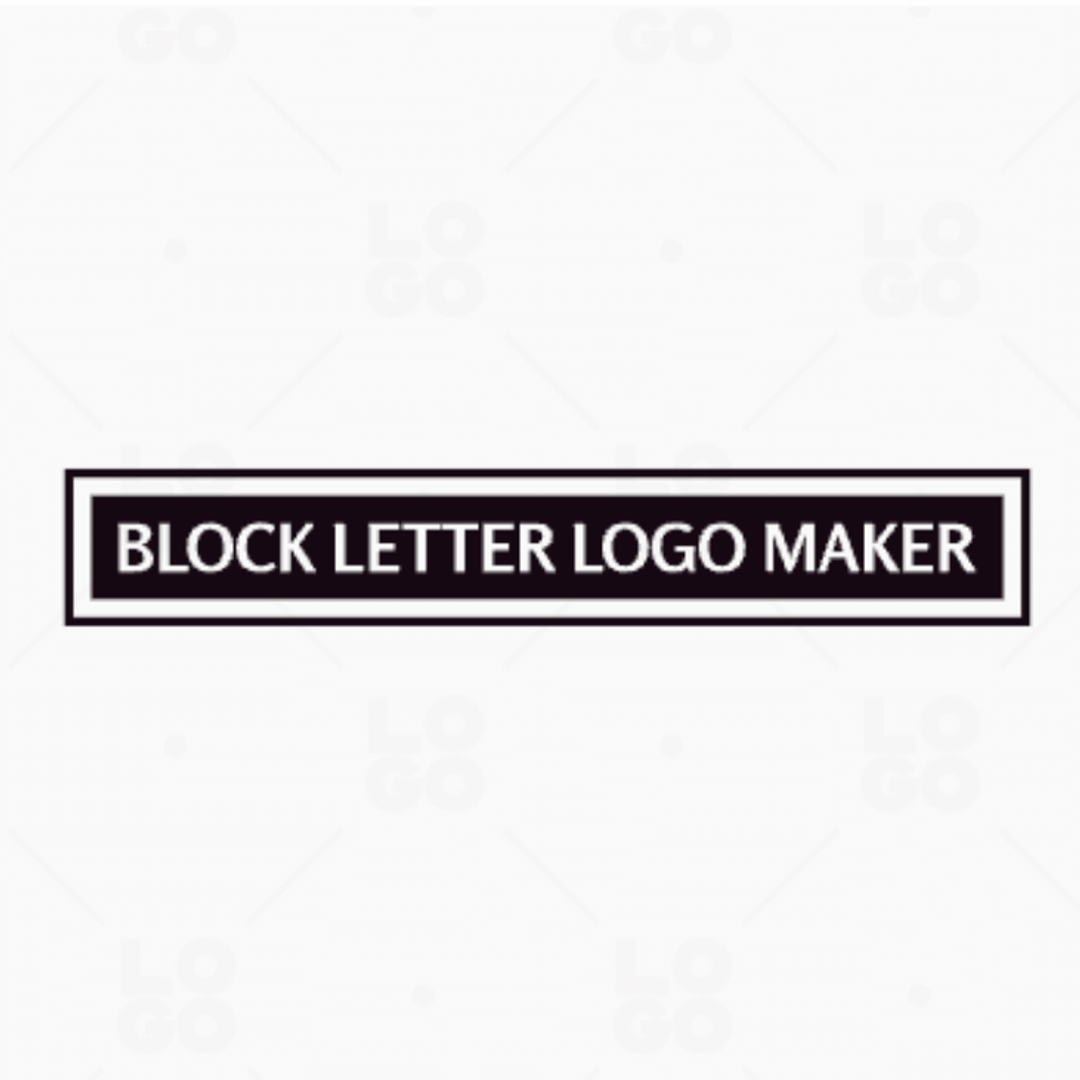 Block Letter Logo Maker