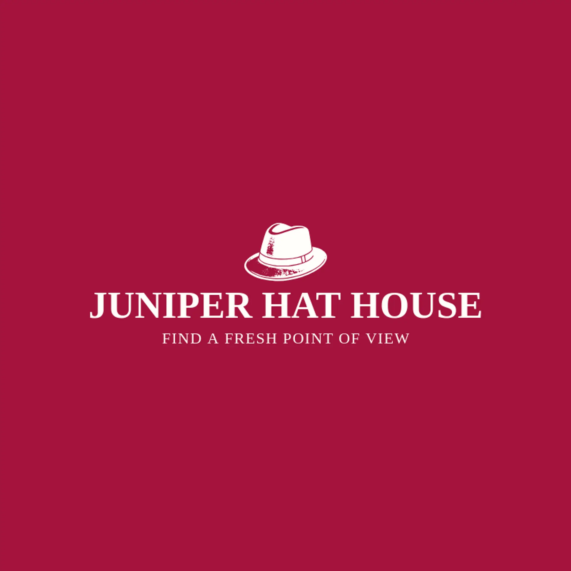 Juniper Hat House logo for Fedora Logo Ideas