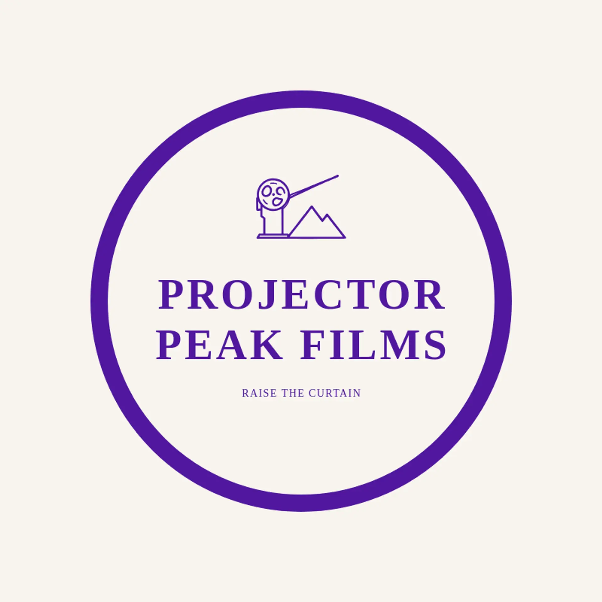 Projector Peak Films logo for film
