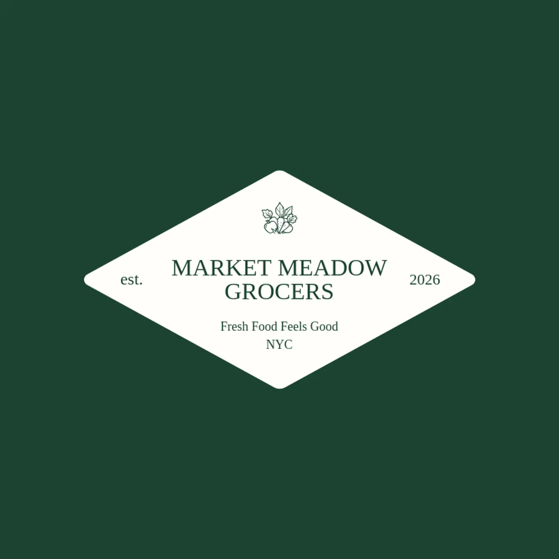 Market Meadow Grocers logo for grocery