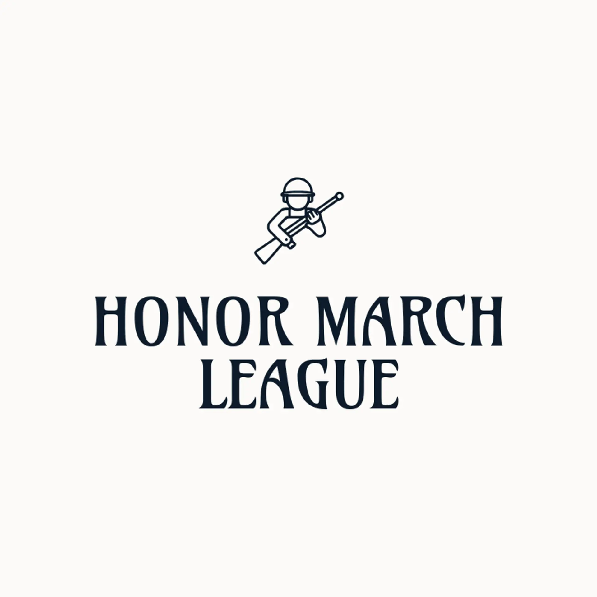 Honor March League logo for infantry