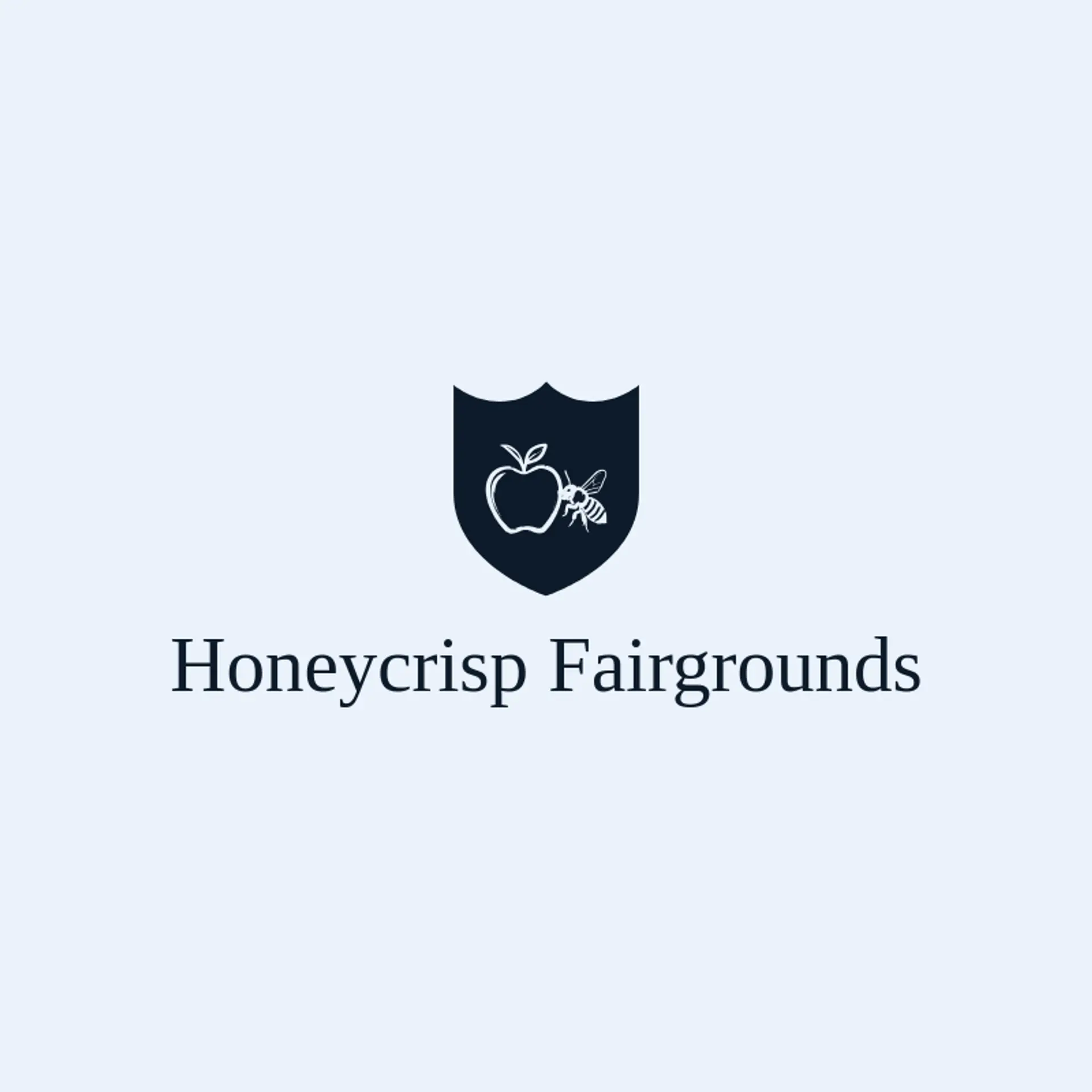 Honeycrisp Fairgrounds logo for fair