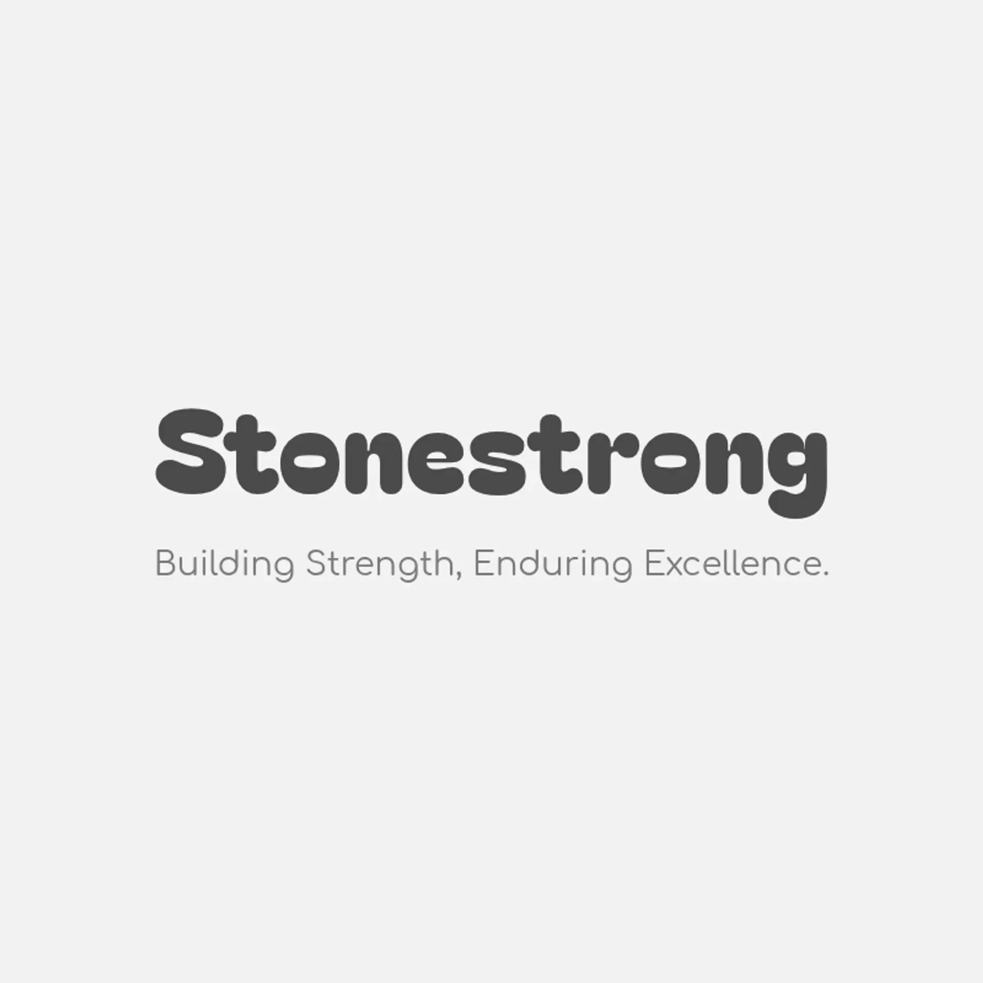 StoneStrong logo for concrete construction